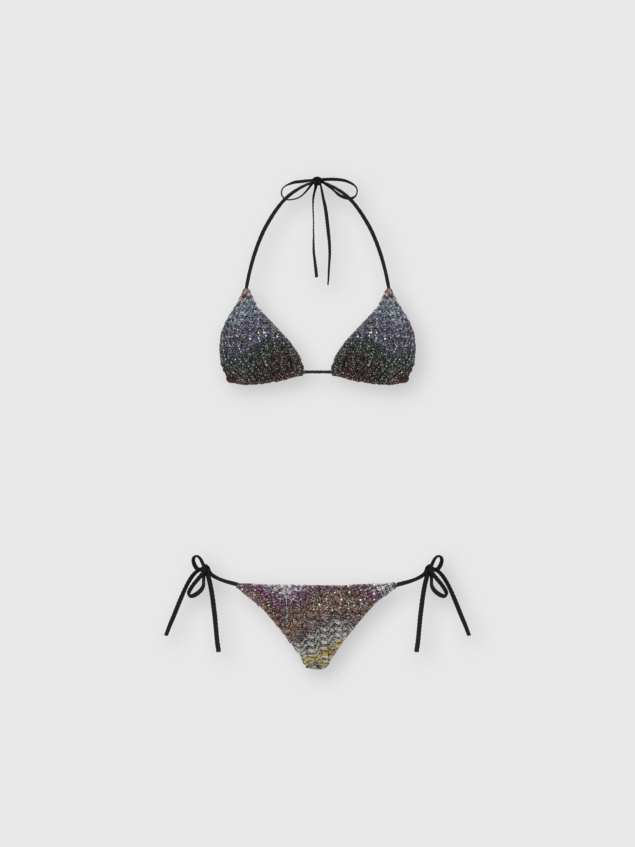 Missoni - Bikini en mlange de viscose lam avec paillettes Femme Multicolore Taille 42 550 €