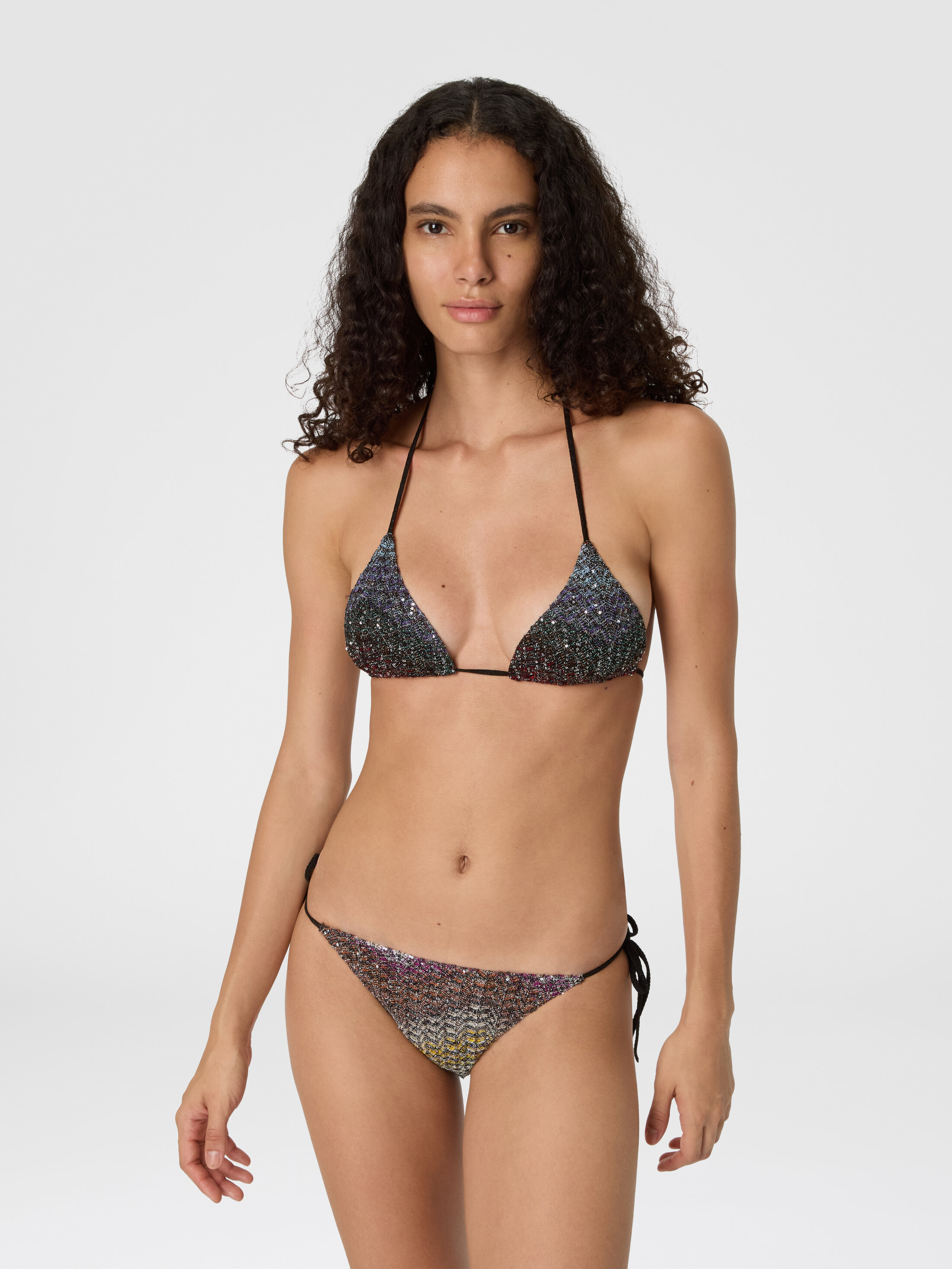 ミックスビスコース ラメ スパンコール付き ビキニ マルチカラー | Missoni
