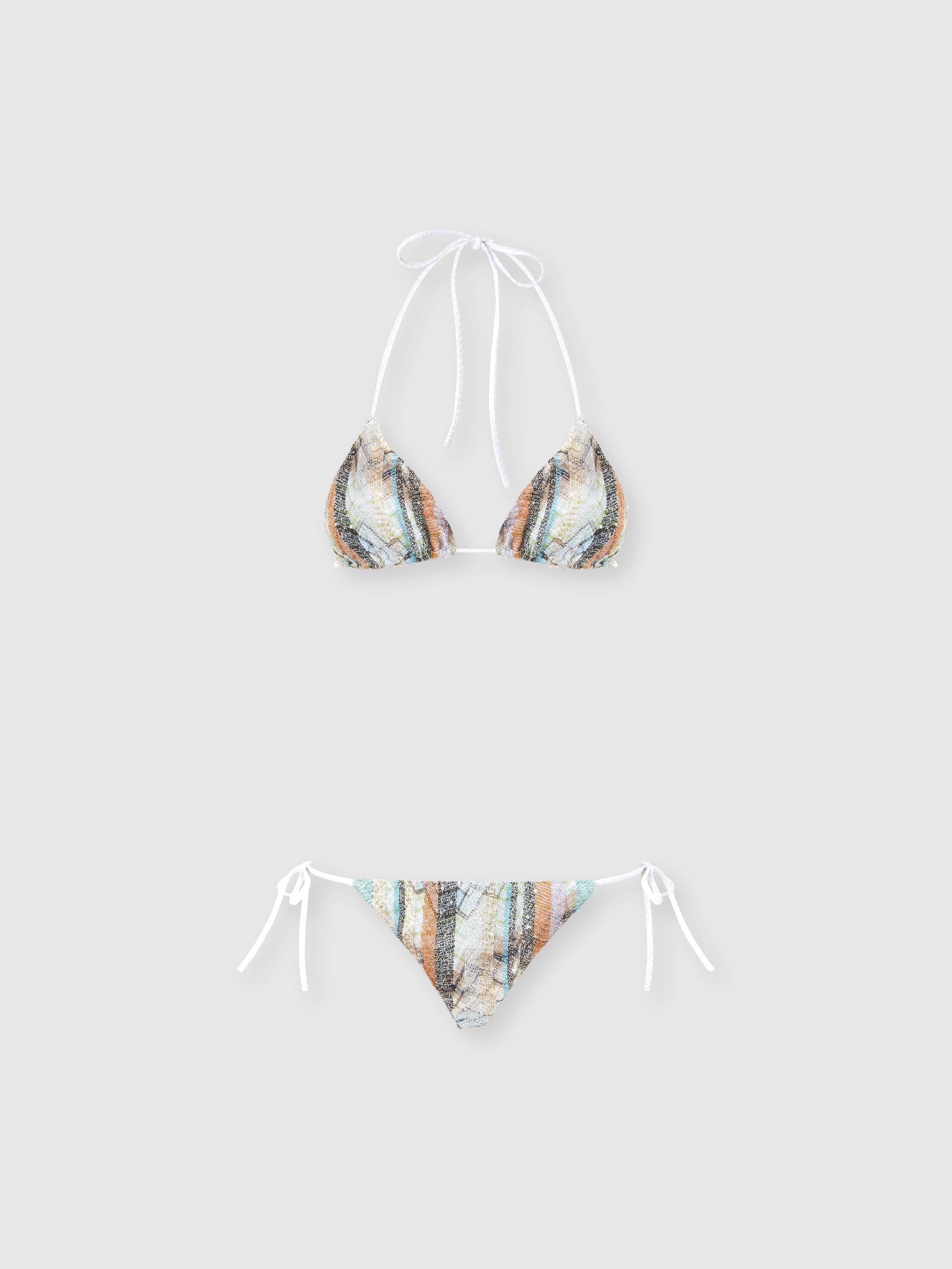Missoni - Bikini en mlange de viscose lam multi-travail Femme Multicolore Taille 38 550 €