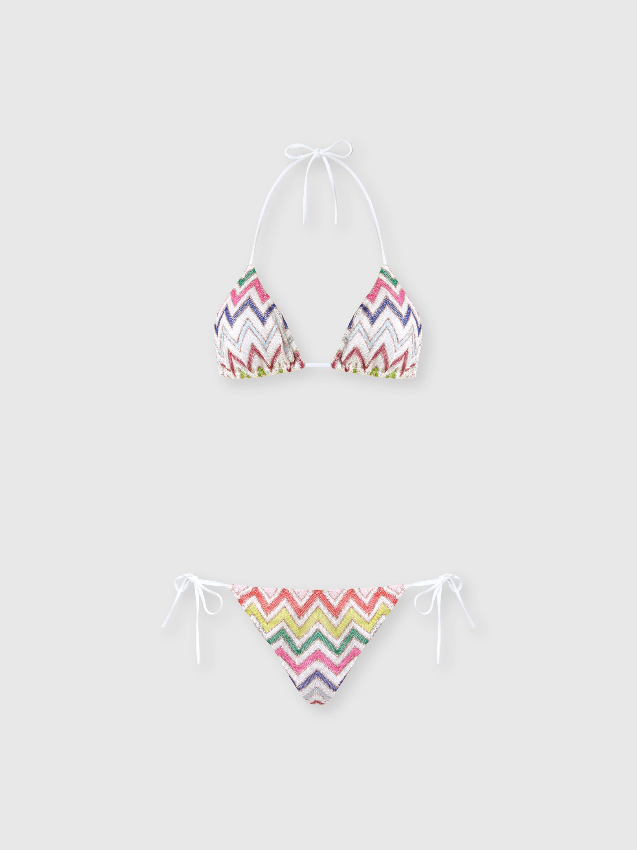 Missoni Zigzag Lamé Bikini In Multi