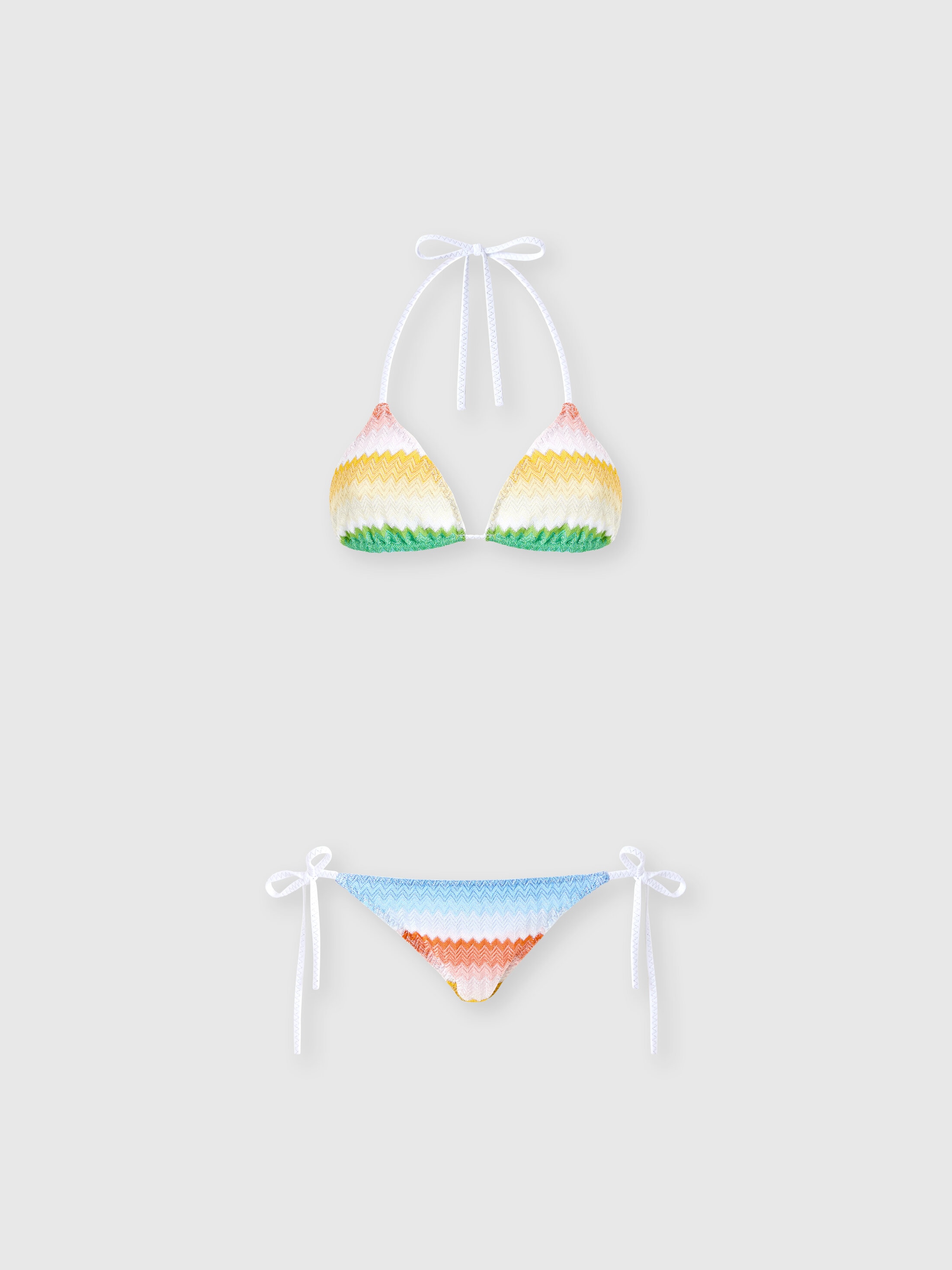 Missoni - Bikini triangle motif zigzag dgrad Femme Multicolore Taille 42 390 €
