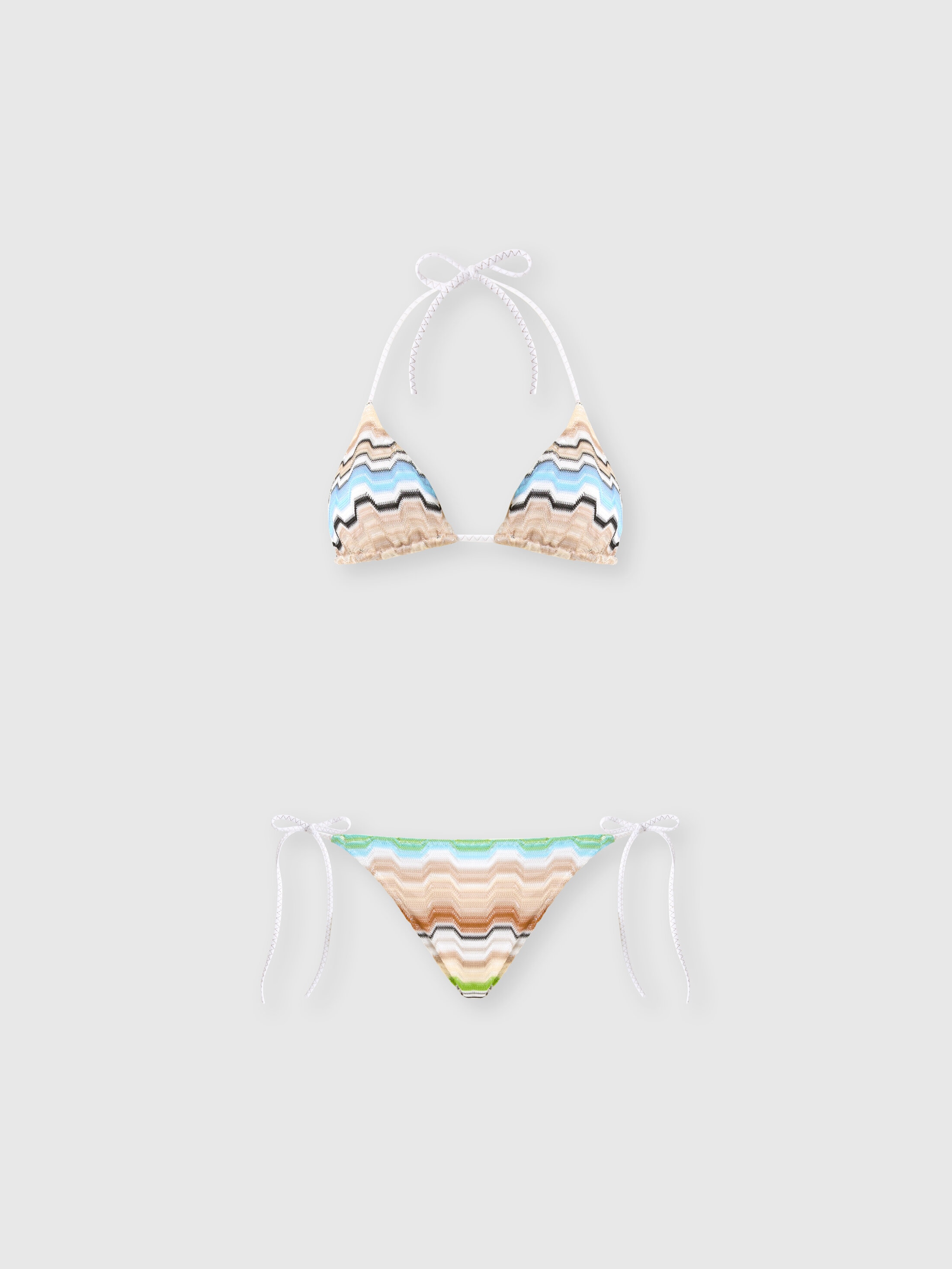 Missoni - Bikini en pure viscose motif grec Femme Multicolore Taille 36 390 €