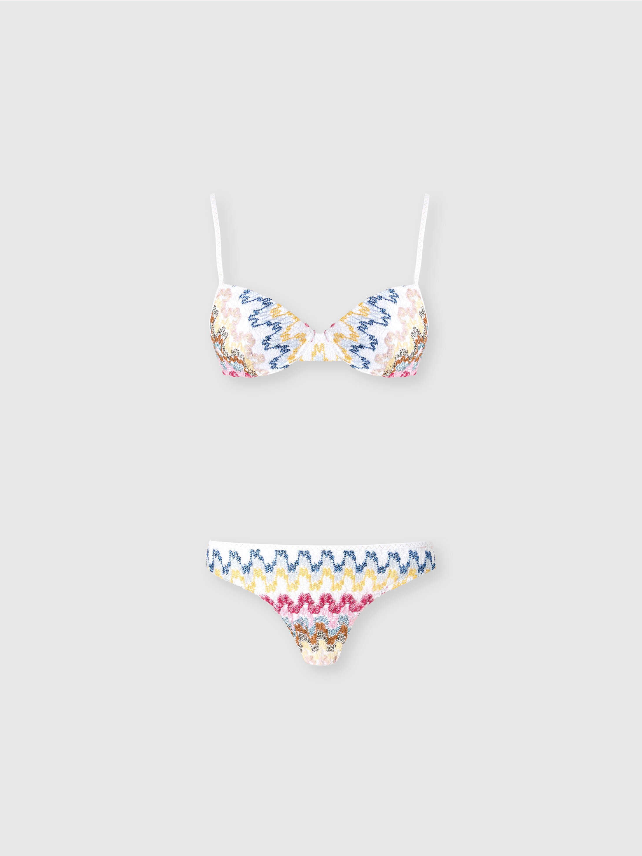 Missoni Knitted Bikini In Multicoloured
