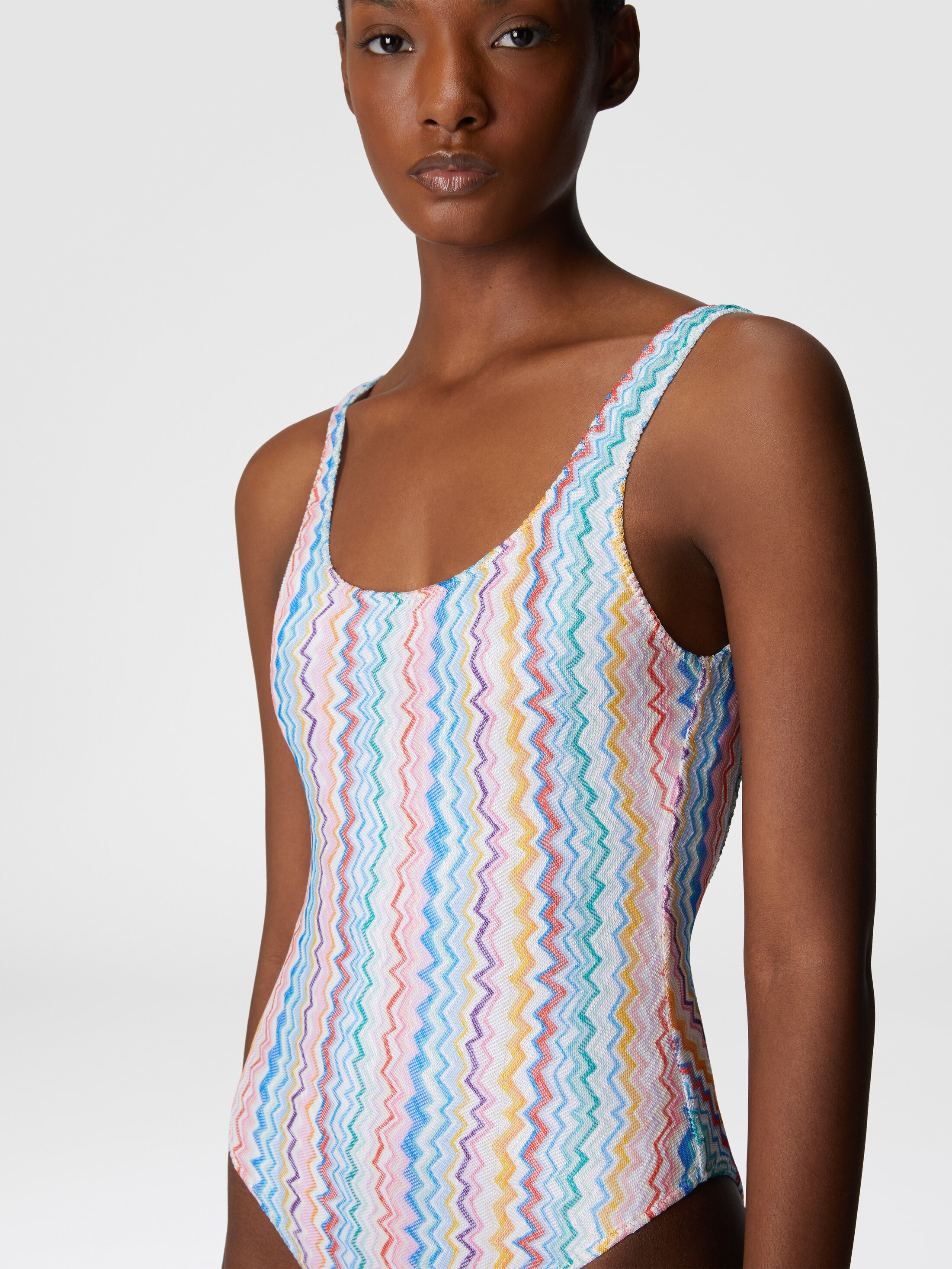Sporty one-piece swimsuit Multicoloured | Missoni