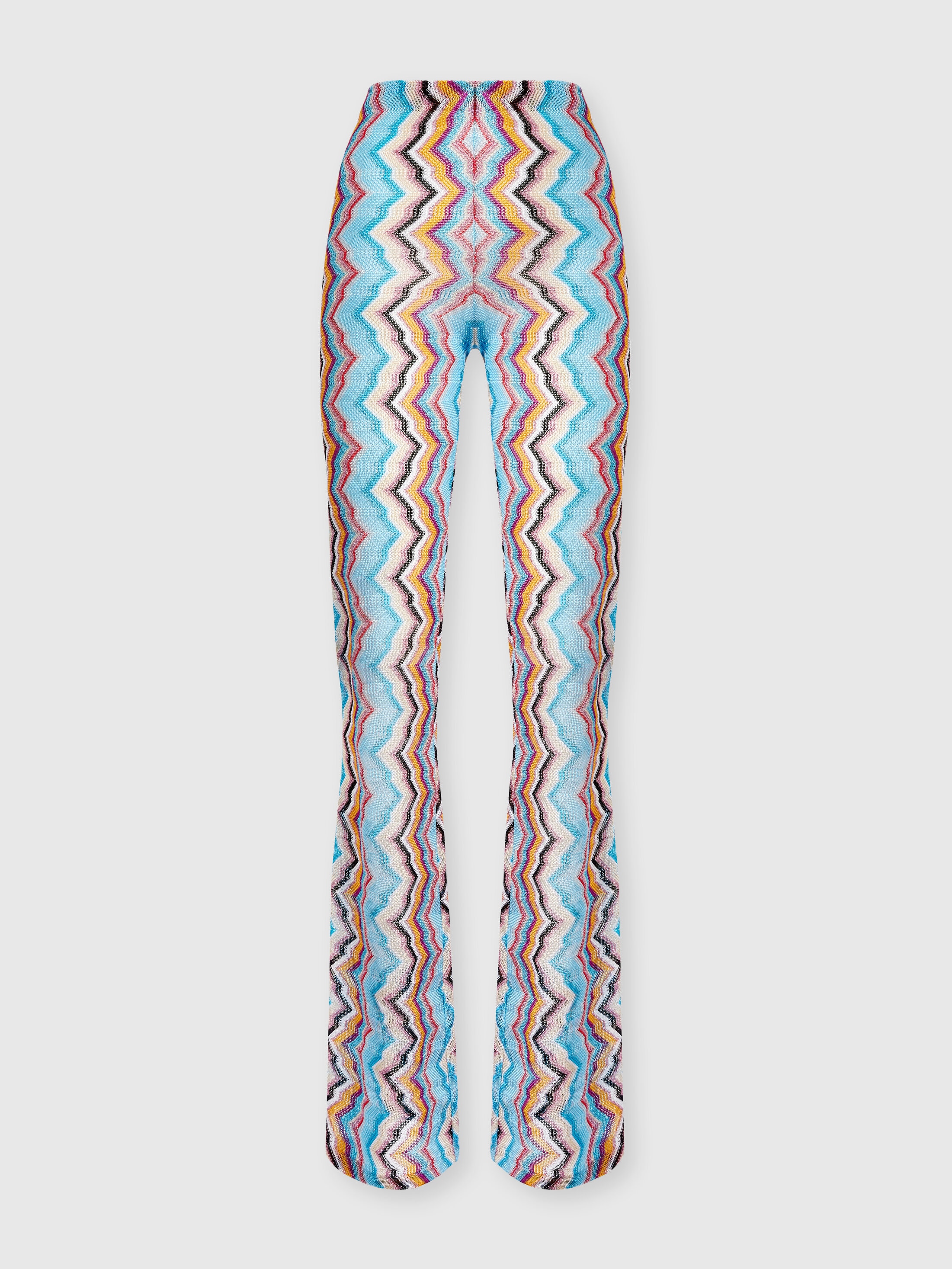 Missoni Zigzag High-rise Flared Pants In Multi