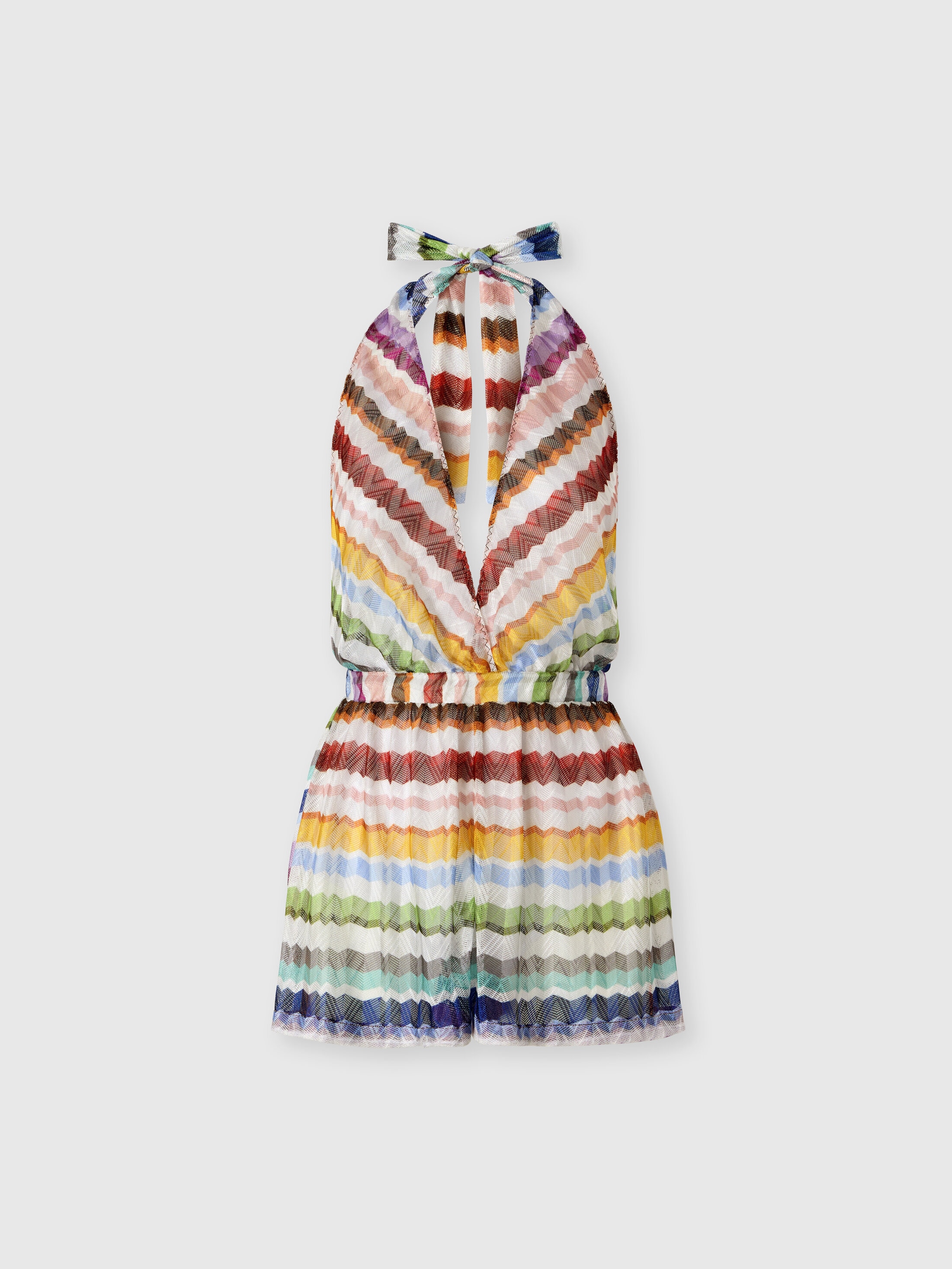 Missoni - Combinaison courte copricostume en tulle zig zag Femme Multicolore Taille 40 690 €