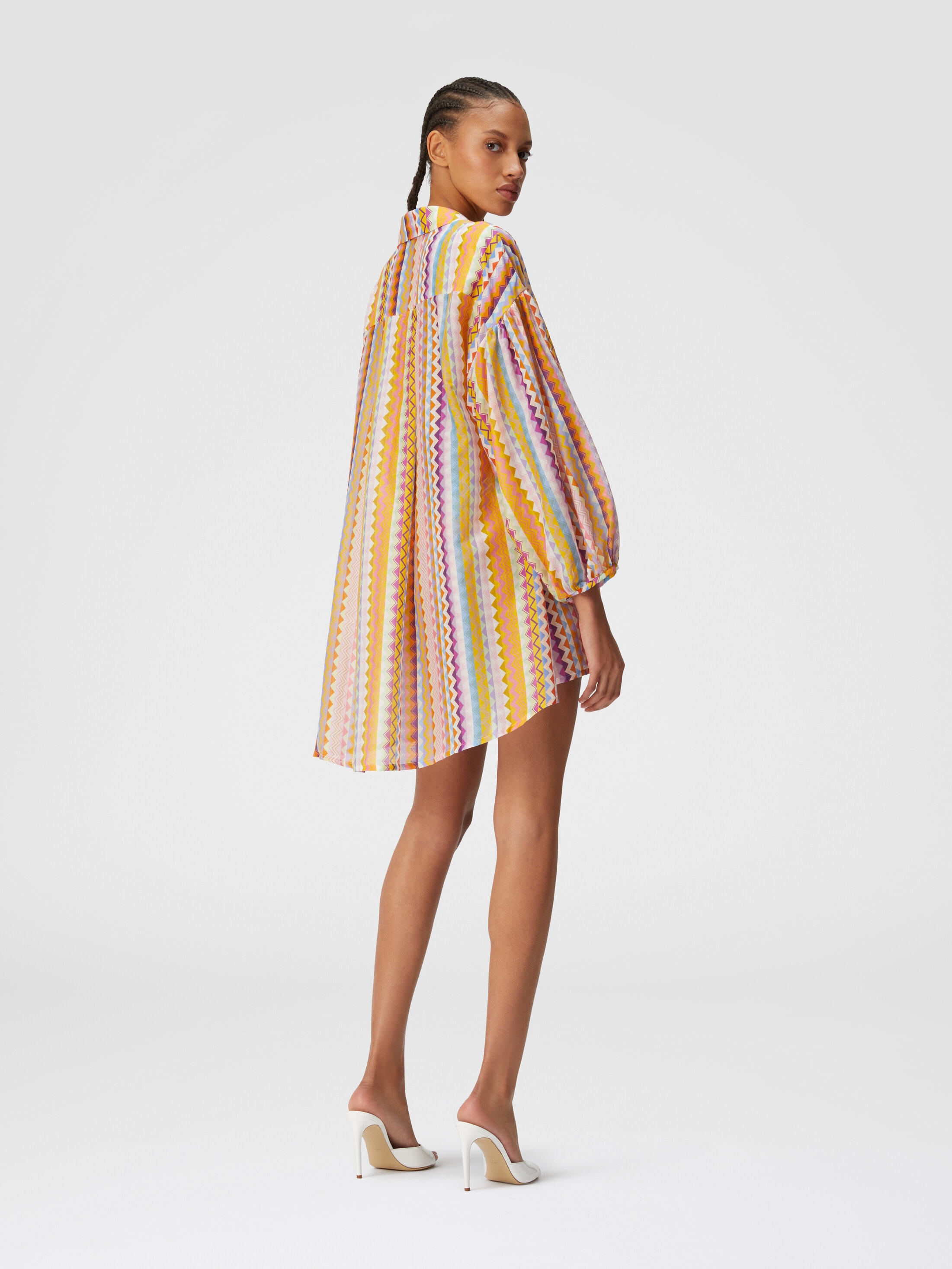 ミッソーニ（MISSONI）ジャケット&スカート ツイード柄フリンジ