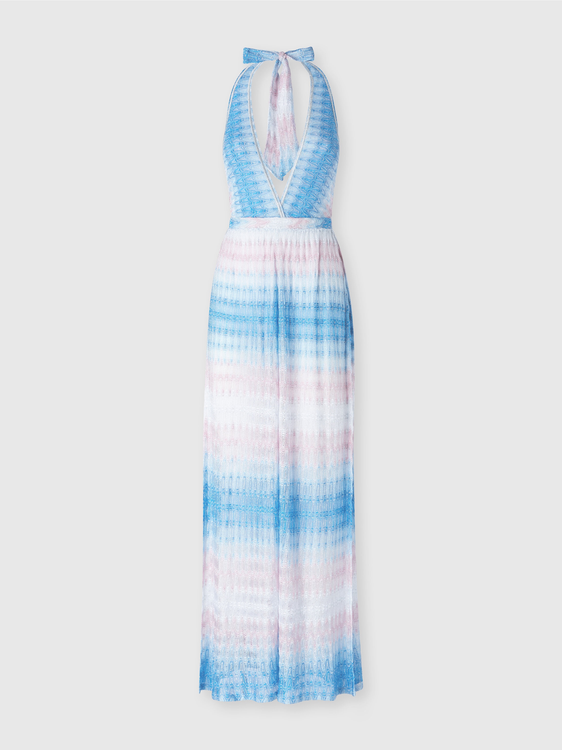 Missoni Langes Strandoutfit Mit Palazzo-hosen Aus Dégradé-spitze