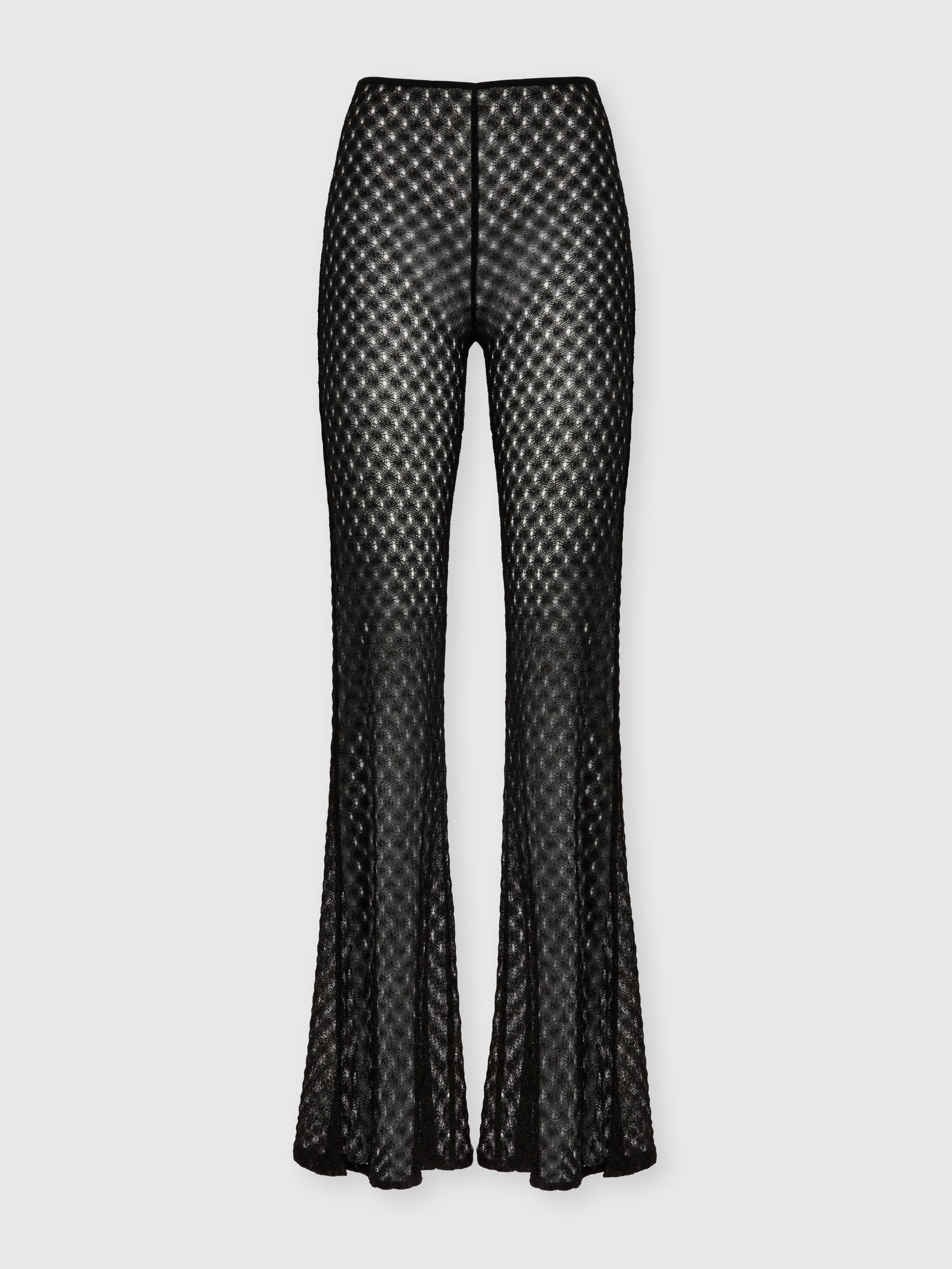 Missoni - Pantalon vas en viscose lam avec travail raschel Femme Noir Taille 42 690 €