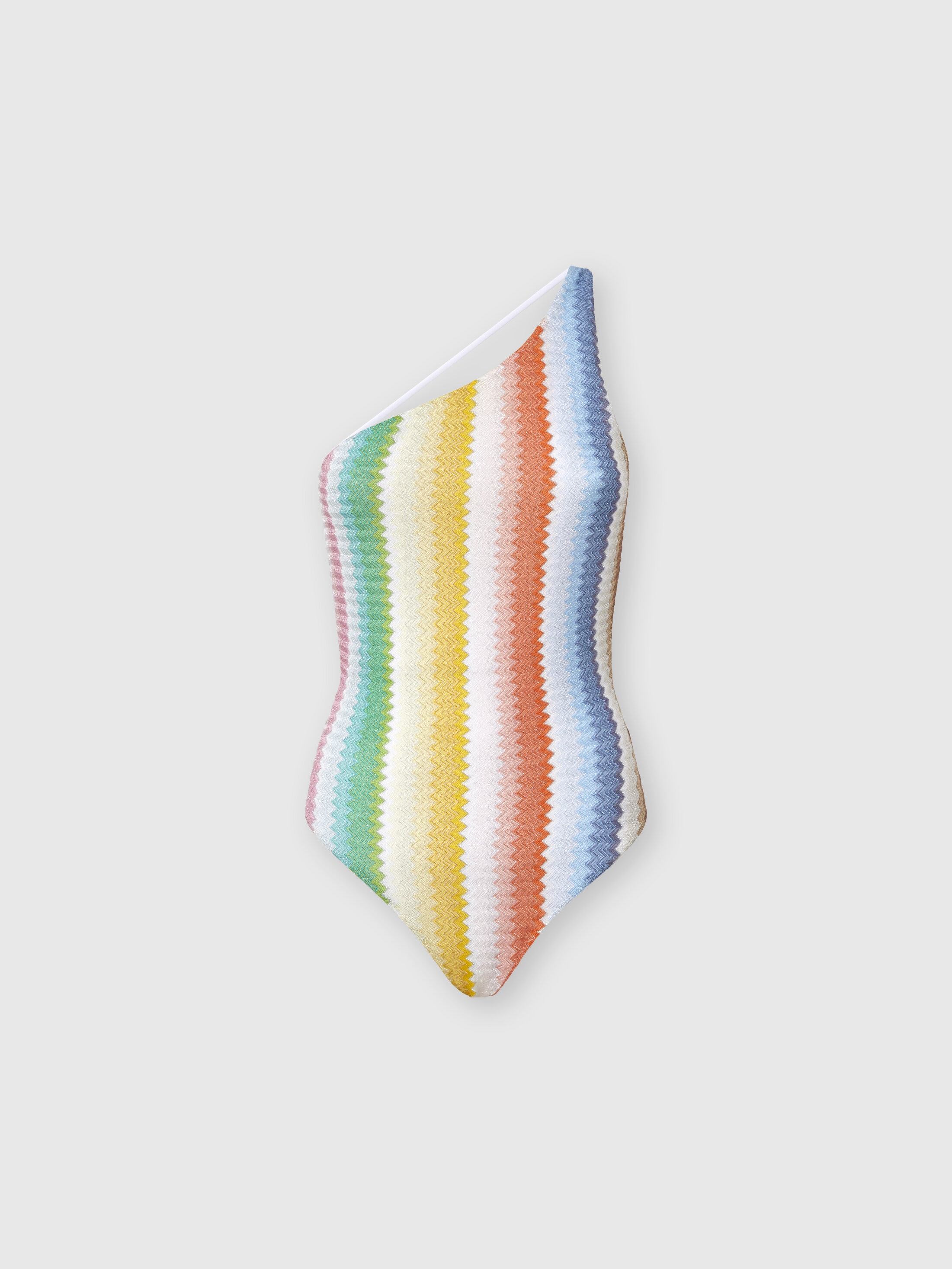 Missoni - Maillot une pice asymtrique motif zigzag dgrad Femme Multicolore Taille 44 490 €