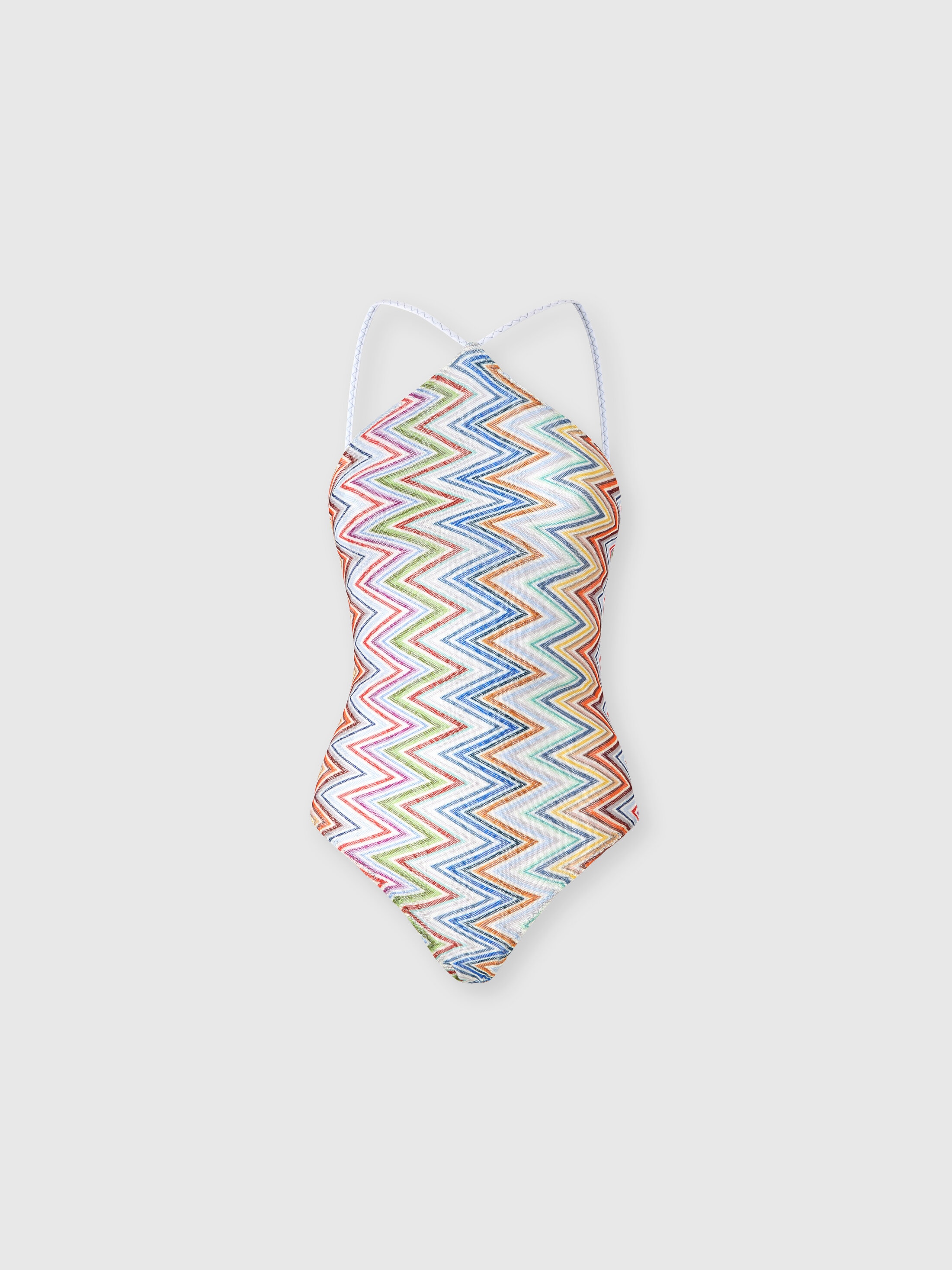 Missoni Donna Multicolore - Costume Intero Con Scollatura All'americana, Taglia: 46