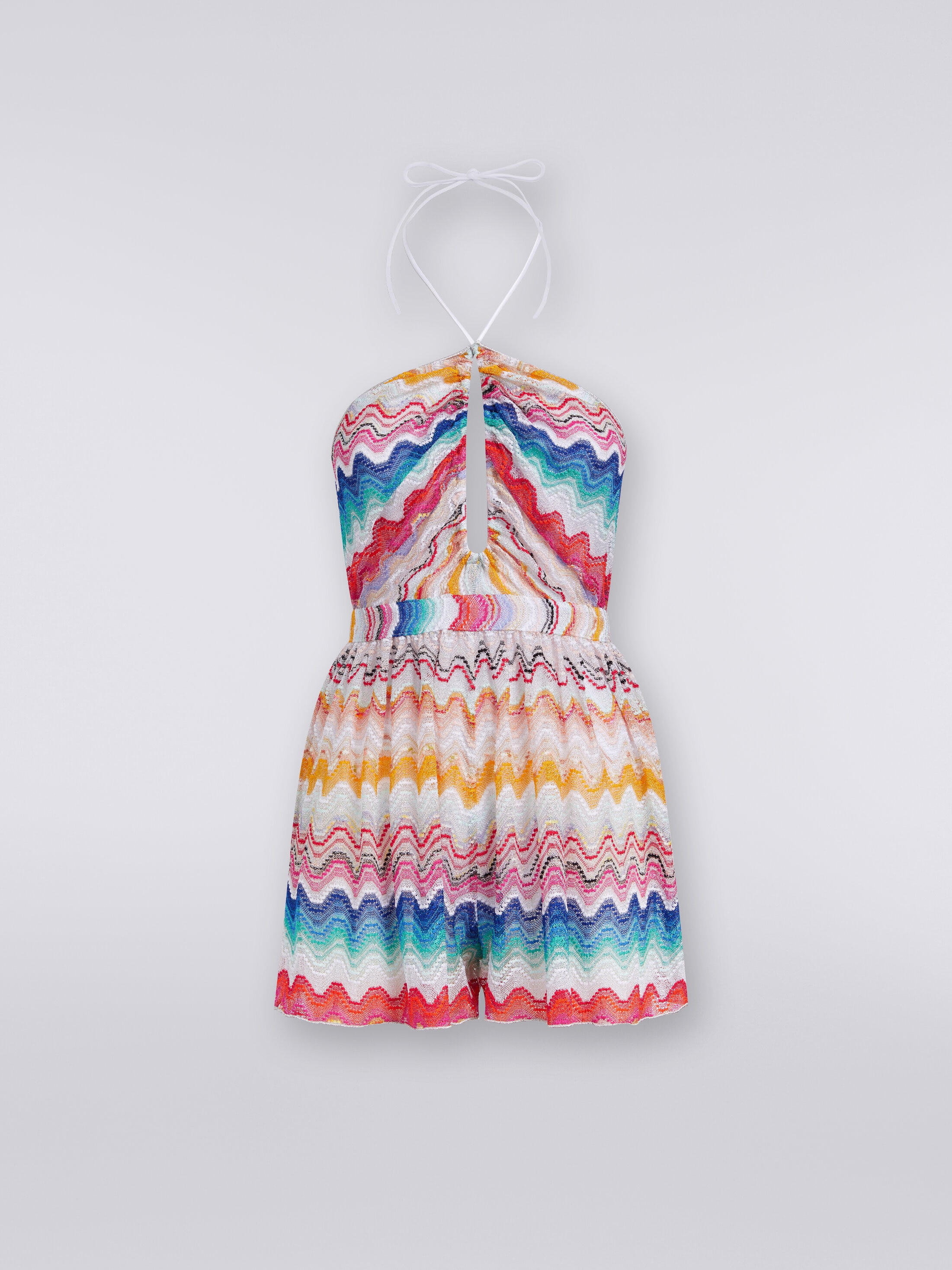 Wave motif romper with lurex Multicoloured | Missoni