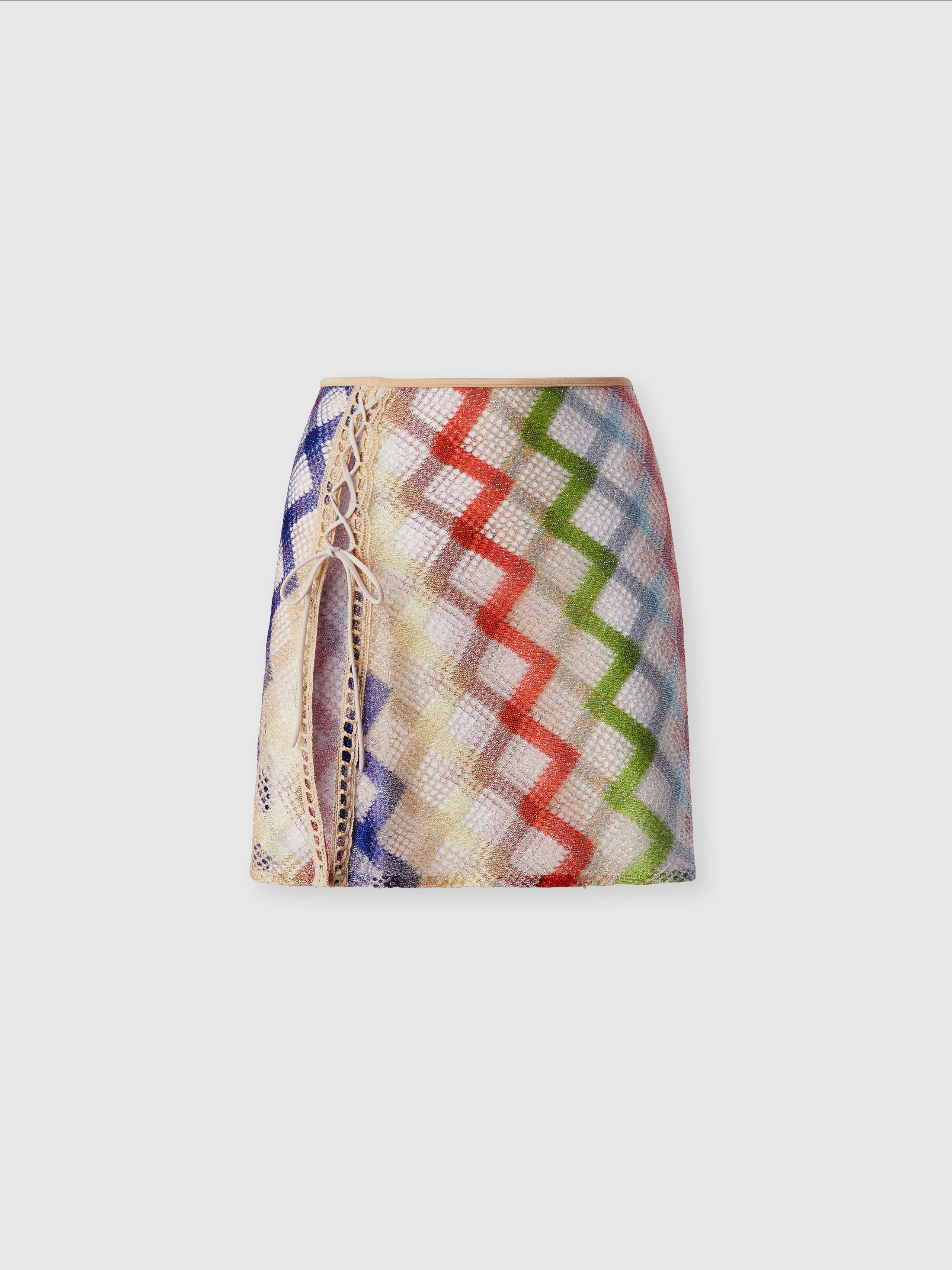 Shop Missoni Kurzer Rock Aus Viskose Und Lamé