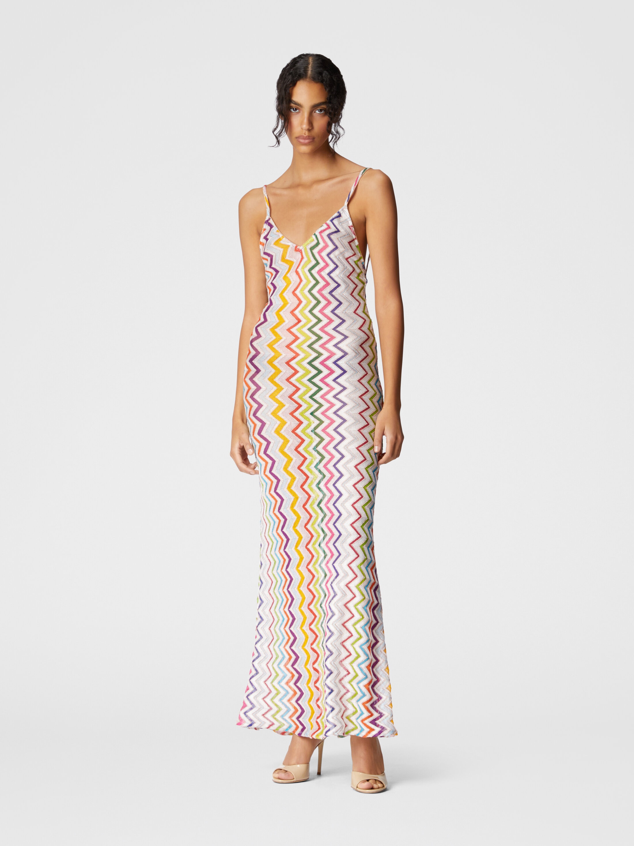 MISSONI MS25SP0ZBV00HDS91PF 関税送料込 Missoni Zigzag sequin-embellished Midi Dress | Black | FARFETCH
