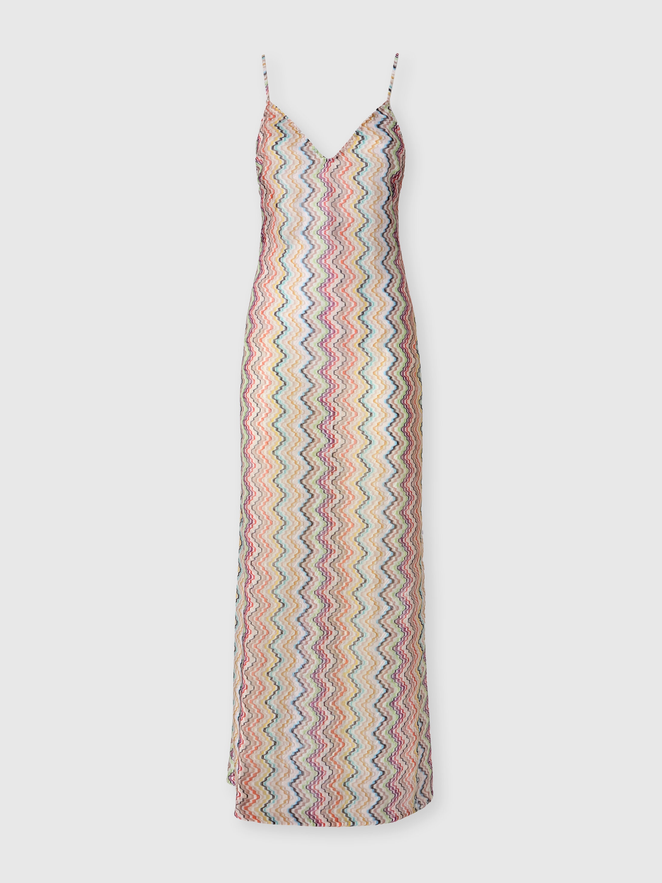 Missoni Donna Multicolore - Copricostume Lungo Con Spalline Sottili, Taglia: 40