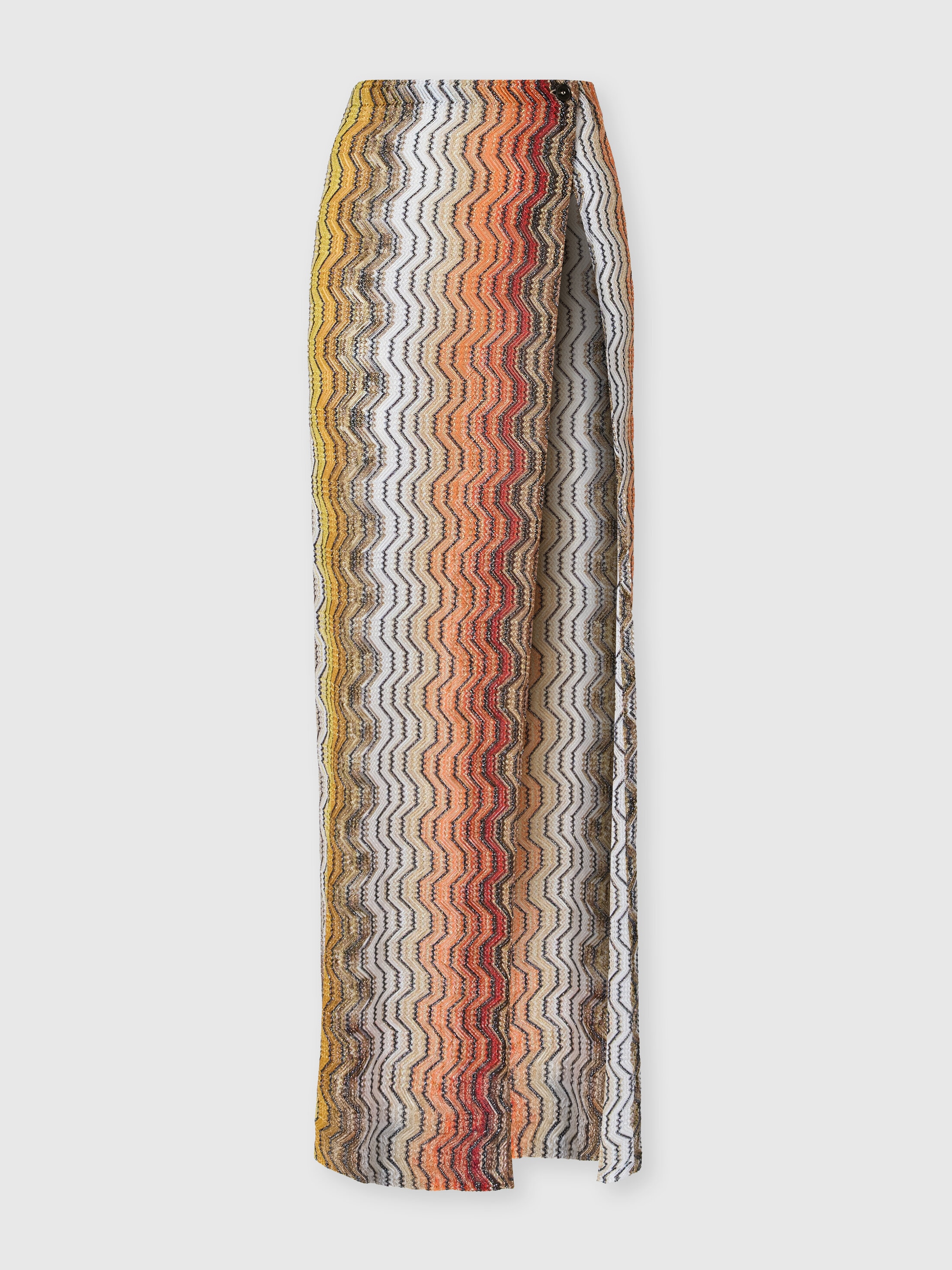 Missoni - Jupe longue en viscose lam motif grec Femme Multicolore Taille XS 650 €