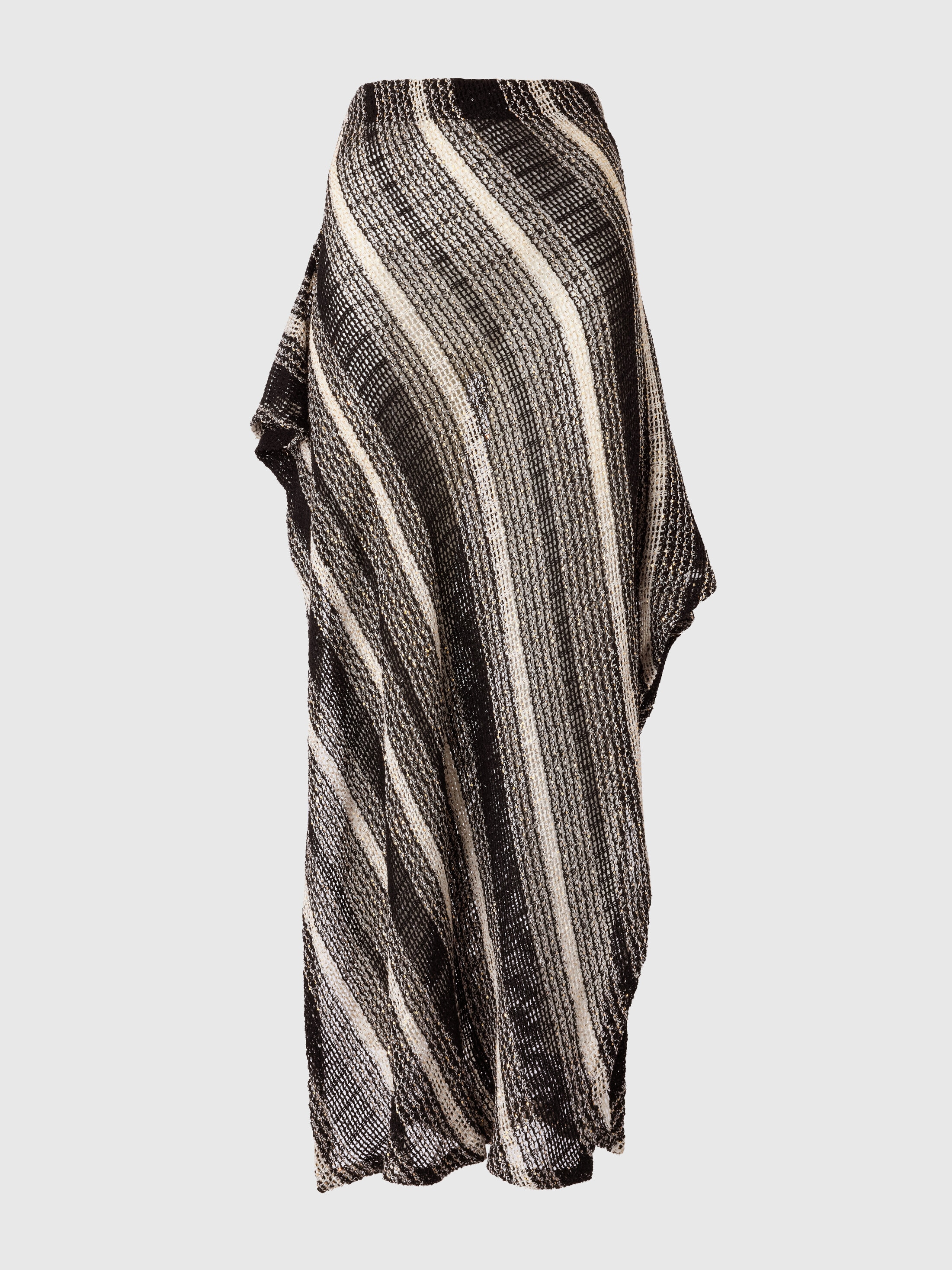Missoni - Jupe longue en rsille avec application de paillettes Femme Noir Blanc Taille S 950 €