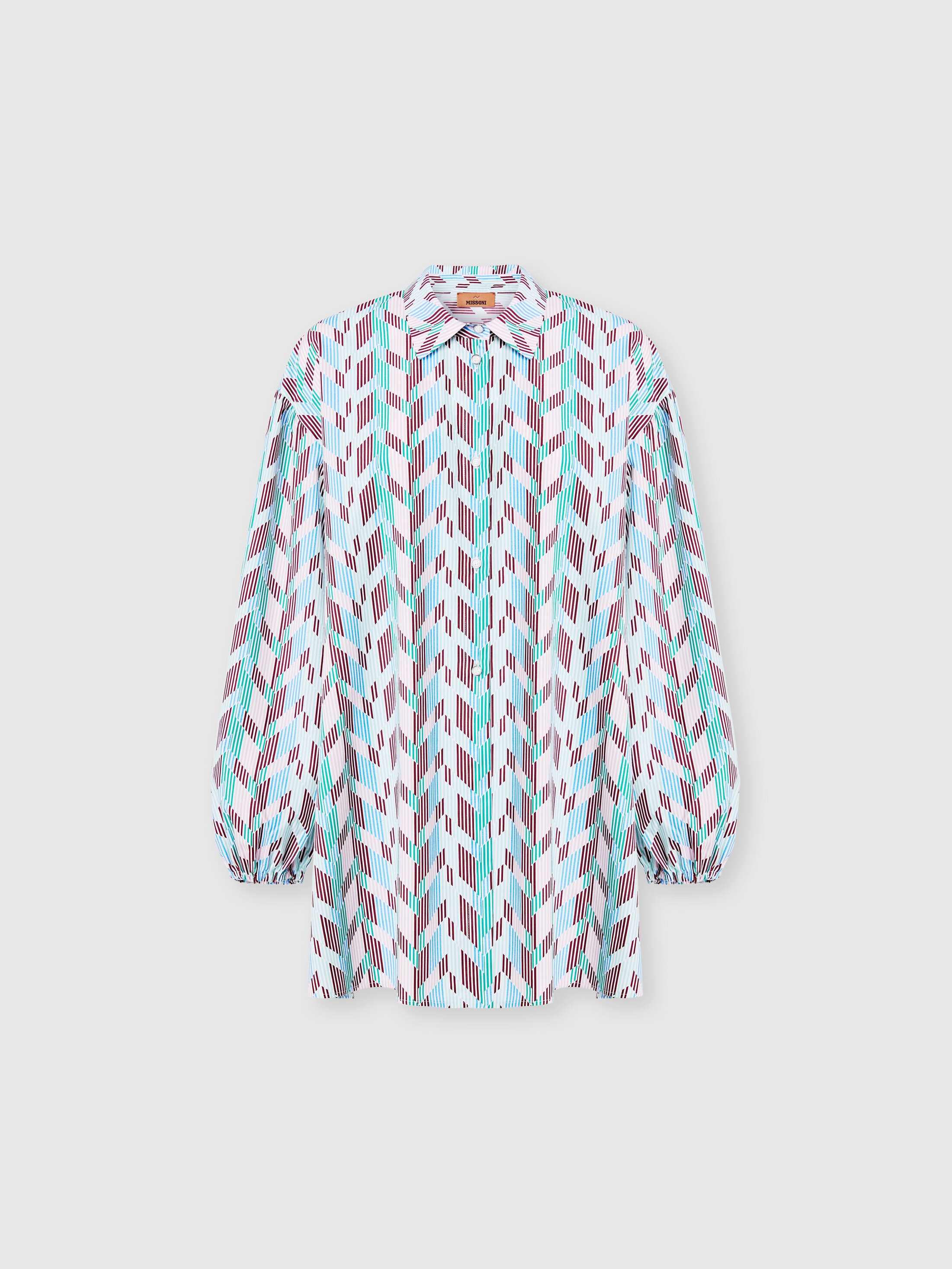 Missoni - Chemise en popeline de coton imprime Femme Multicolore Taille S 690 €
