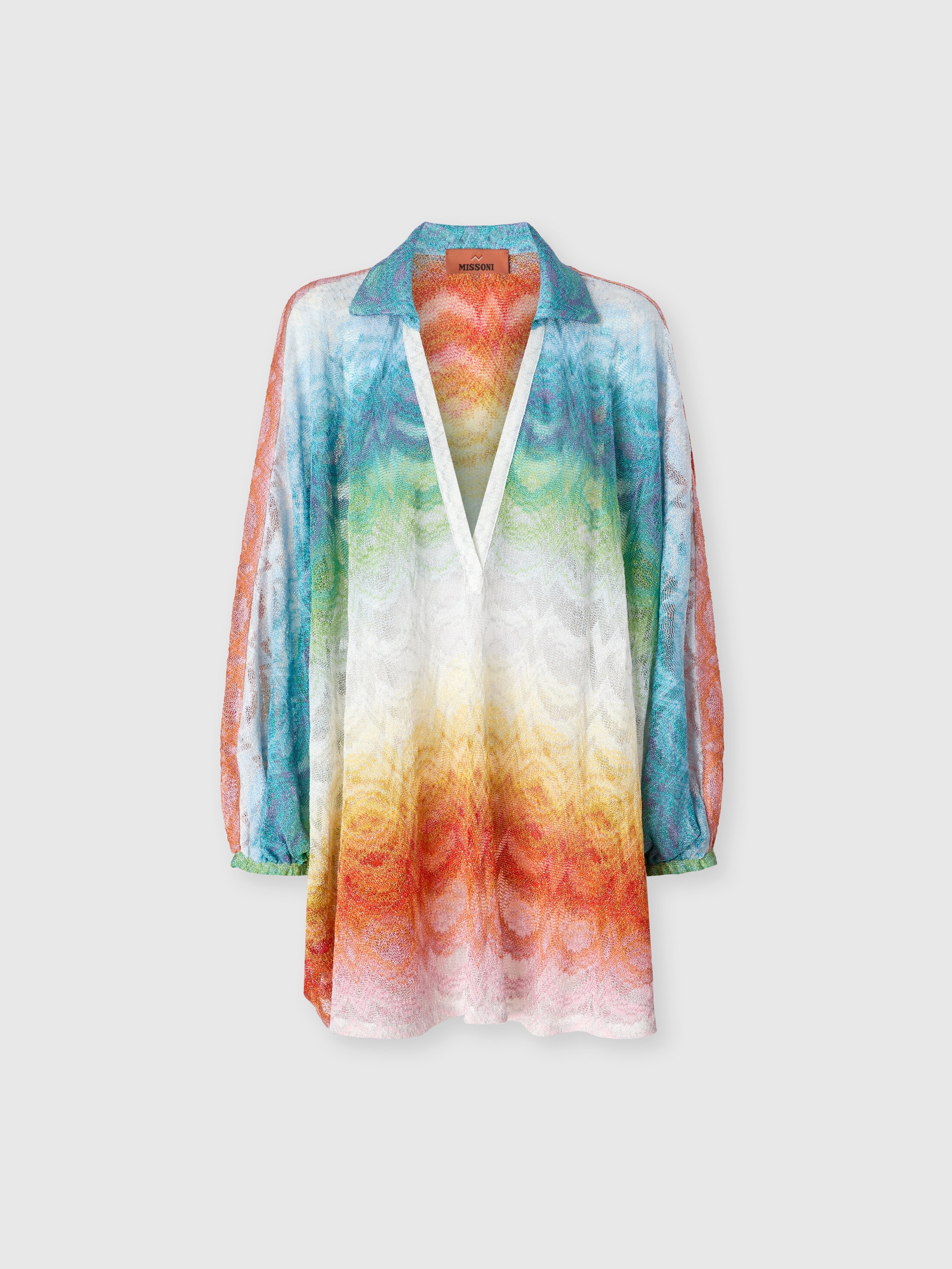 Missoni - Caftan court de plage en viscose lam dgrad Femme Multicolore Taille 40 990 €