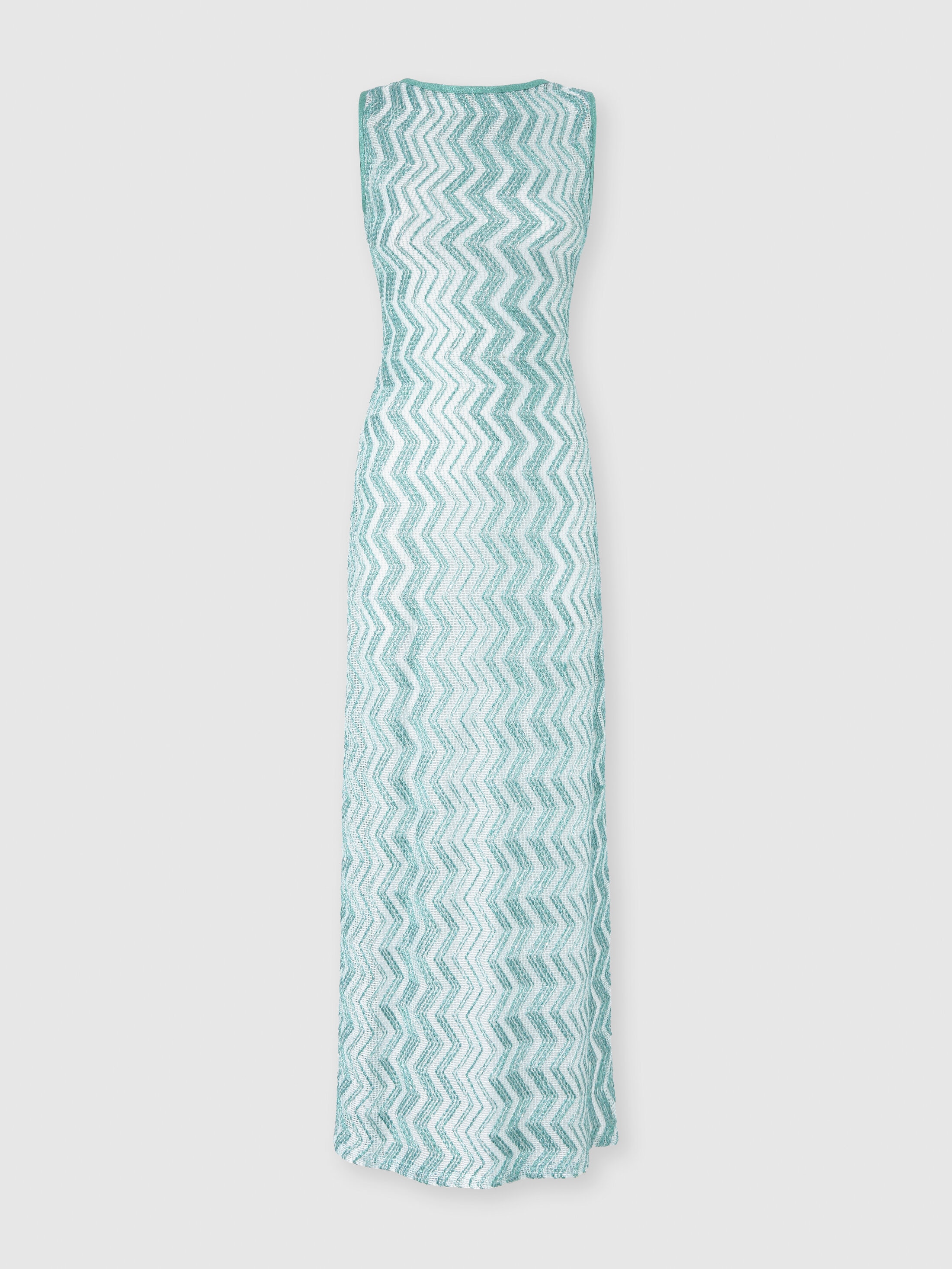 Missoni Laminated Viscose Long dress - Blue