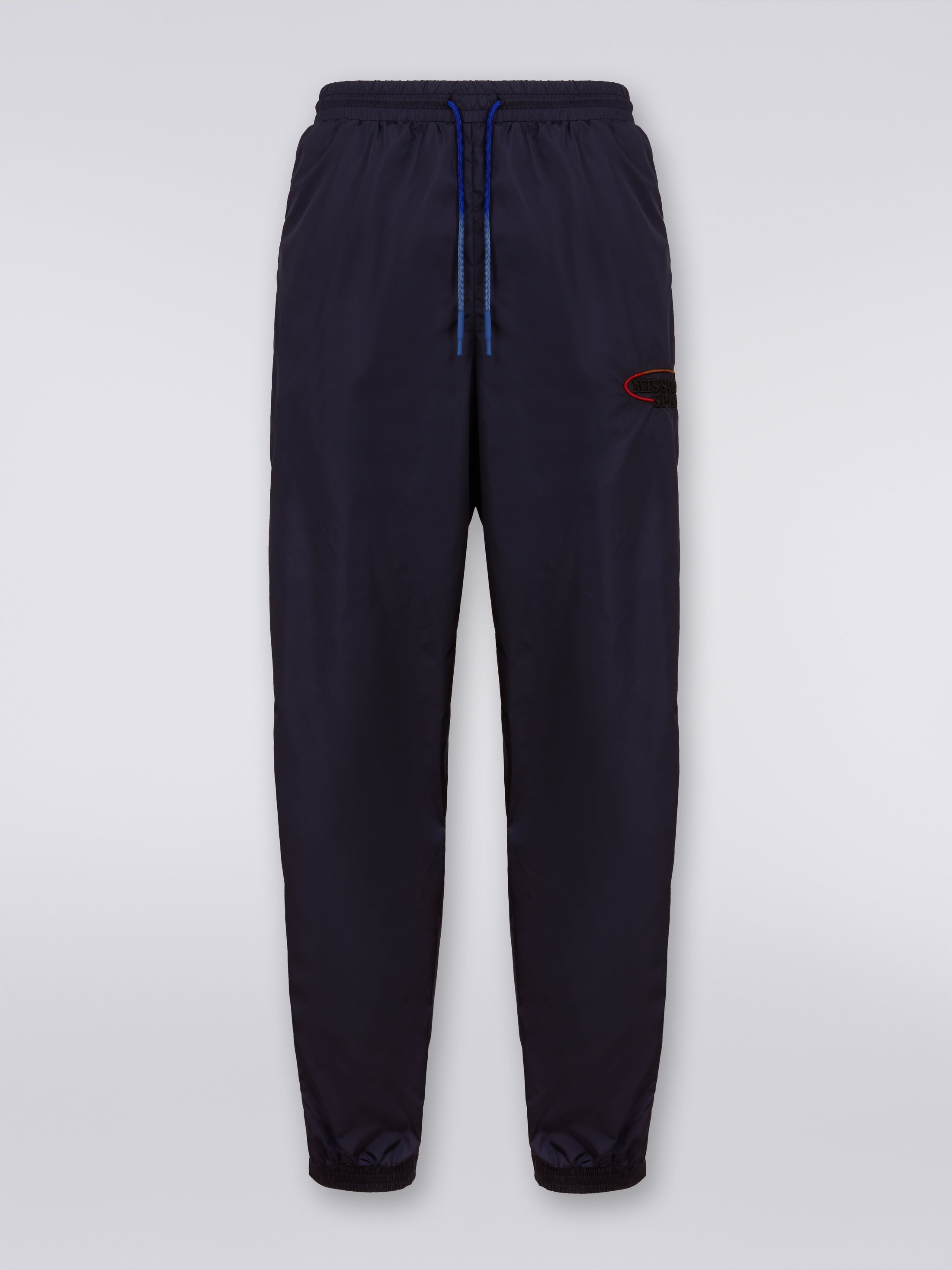 Midnight Blue 4G Logo Nylon Track Pants