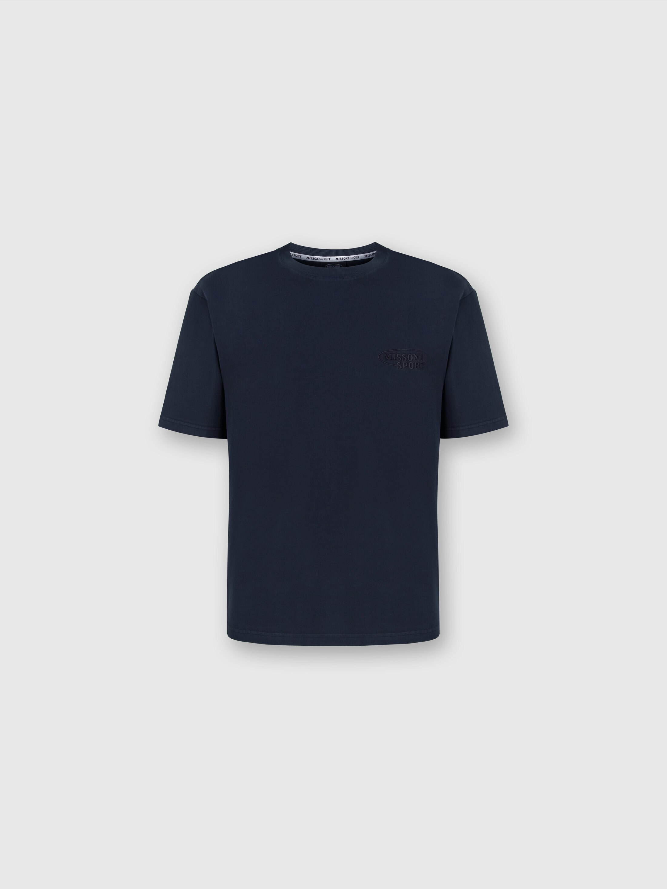 Tシャツ・カットソー REFRIGIWEAR Navy blue cotton Stone shirt Refrigiwear Cotton Men's T-shirt | ShopSimon