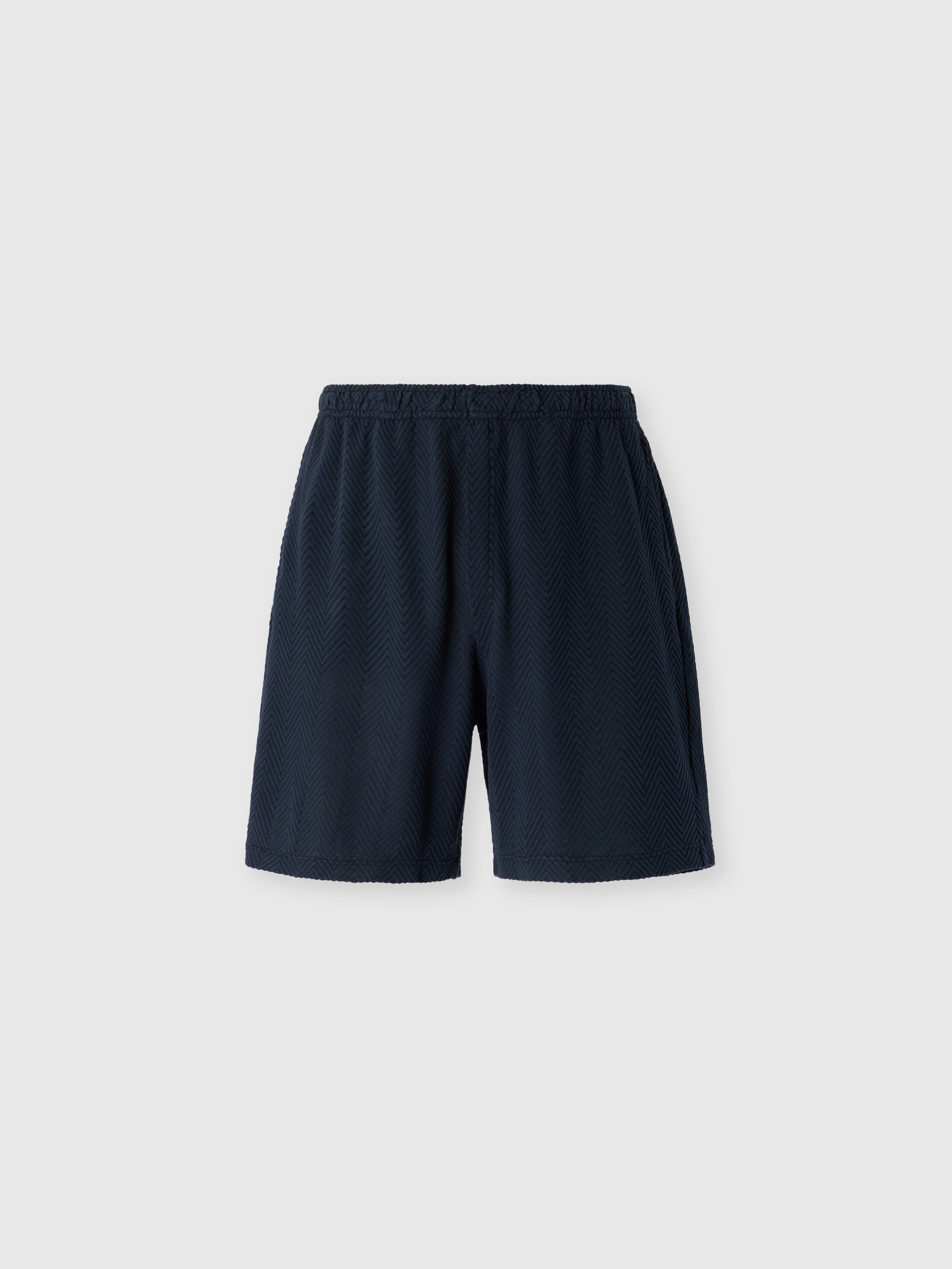 Missoni - Bermuda en coton et viscose chevron ton sur ton Homme Bleu Taille XS 550 €