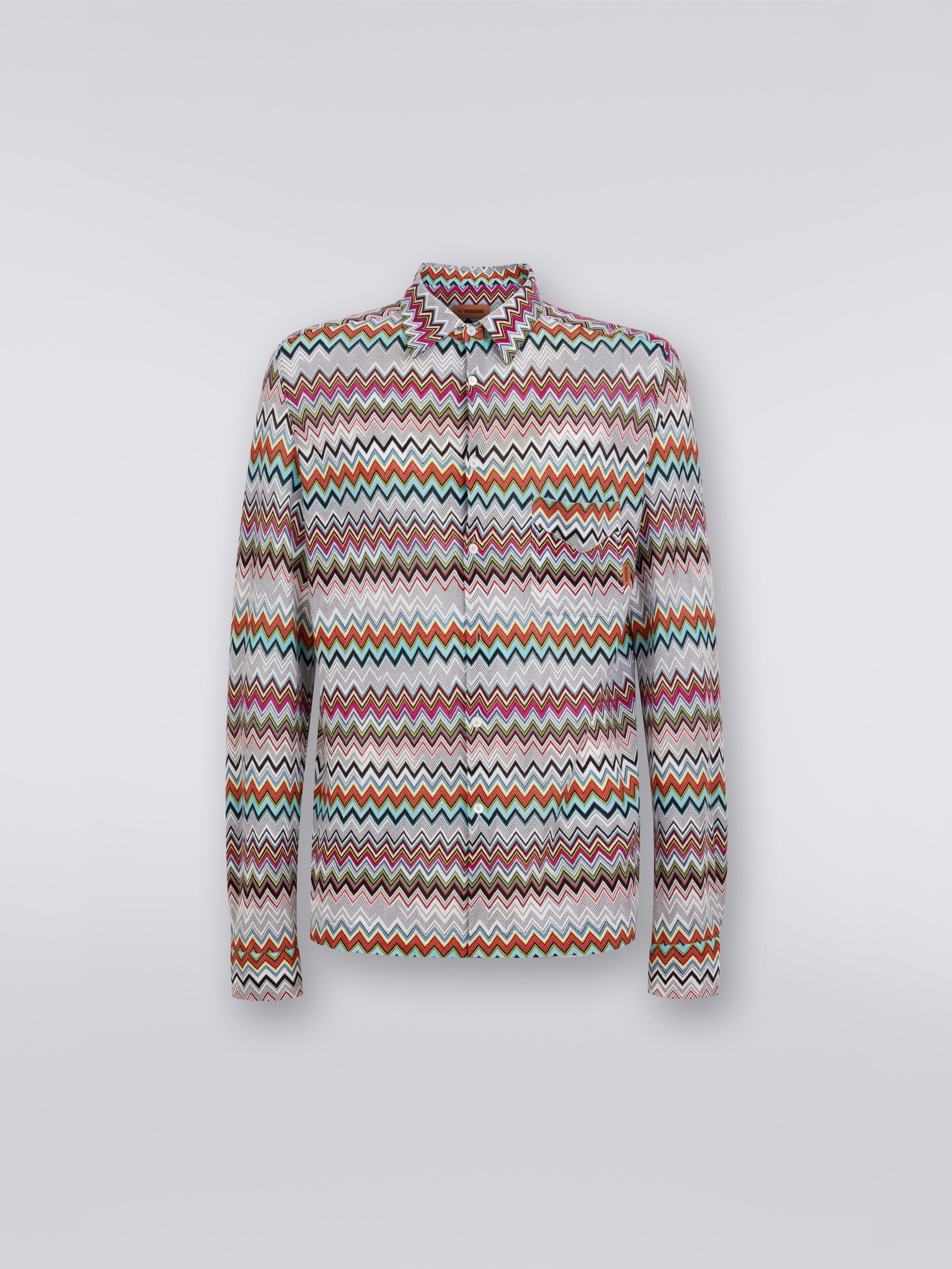 Tシャツ・カットソー RONRON MULTI STRIPE LONG SLEEVE 4BKS379 ETRO Striped long-sleeve Shirt | Blue | FARFETCH