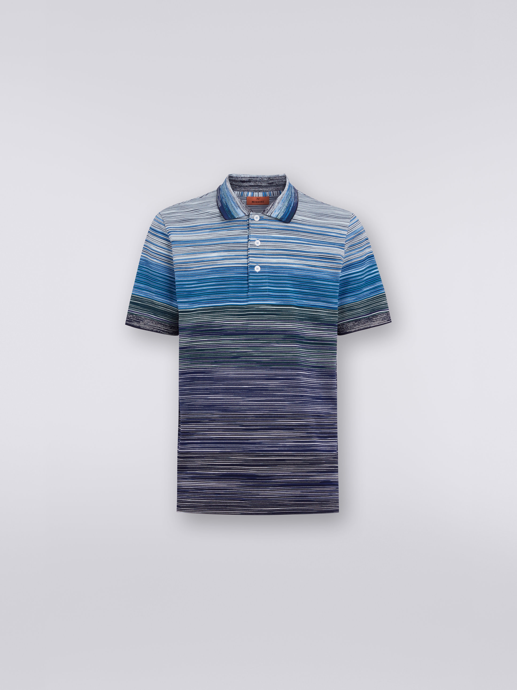 blue missoni polo