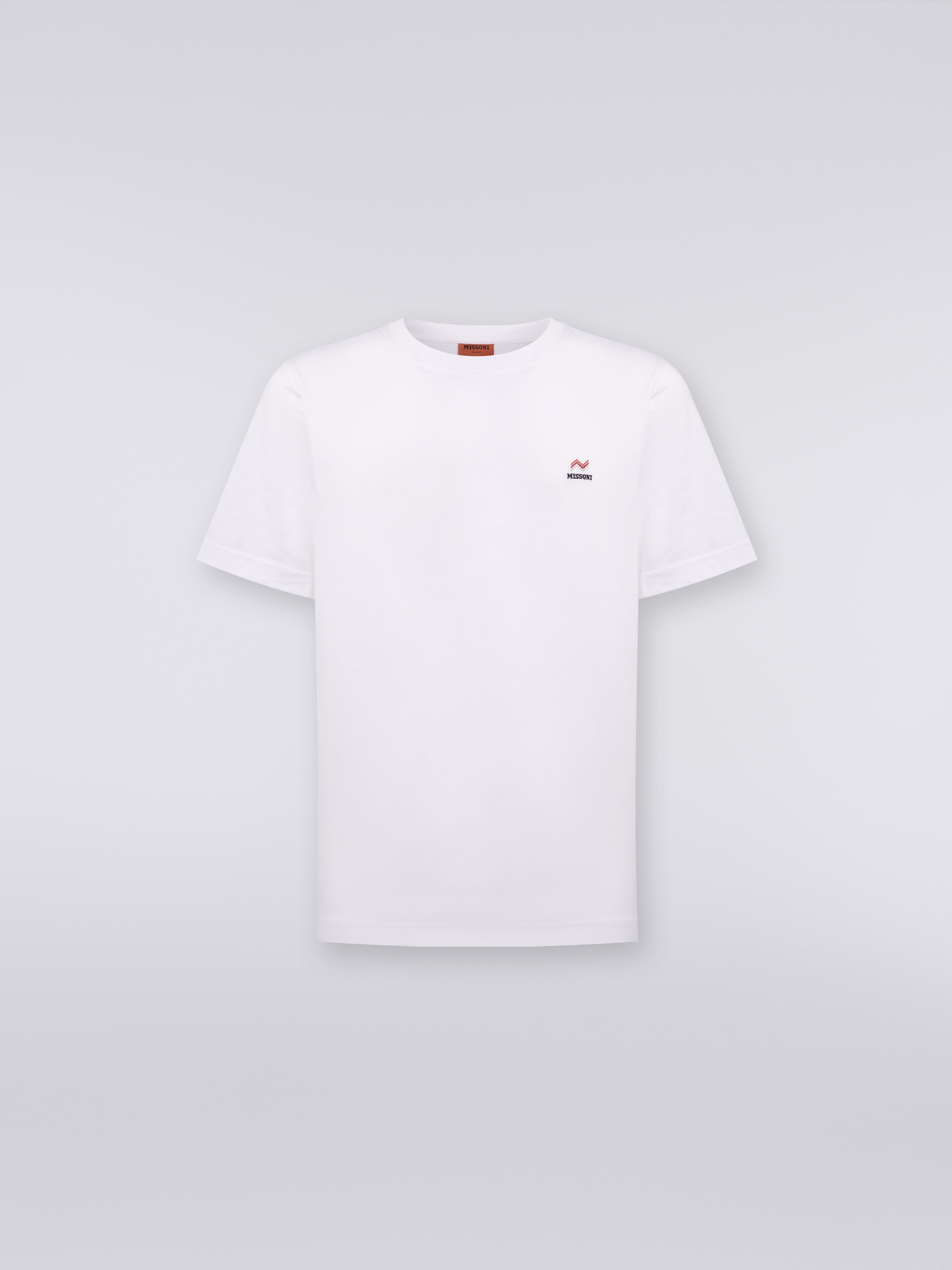 Missoni Kids logo-print cotton T-shirt - White
