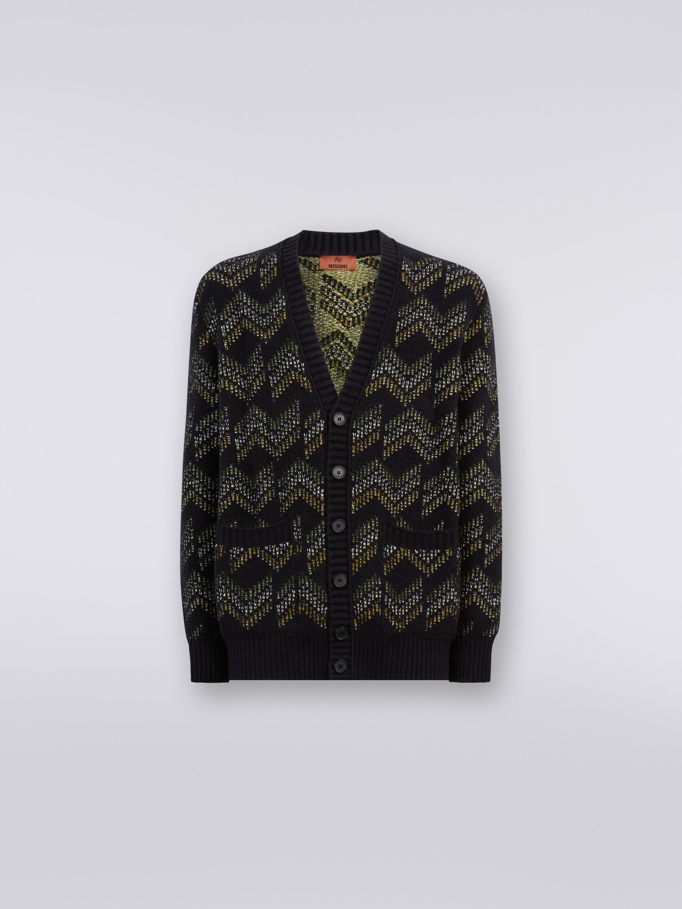 MISSONI ミッソーニ　ニットカーディガン　羽織　Vネック サイズ2 tifana_1-240001108275