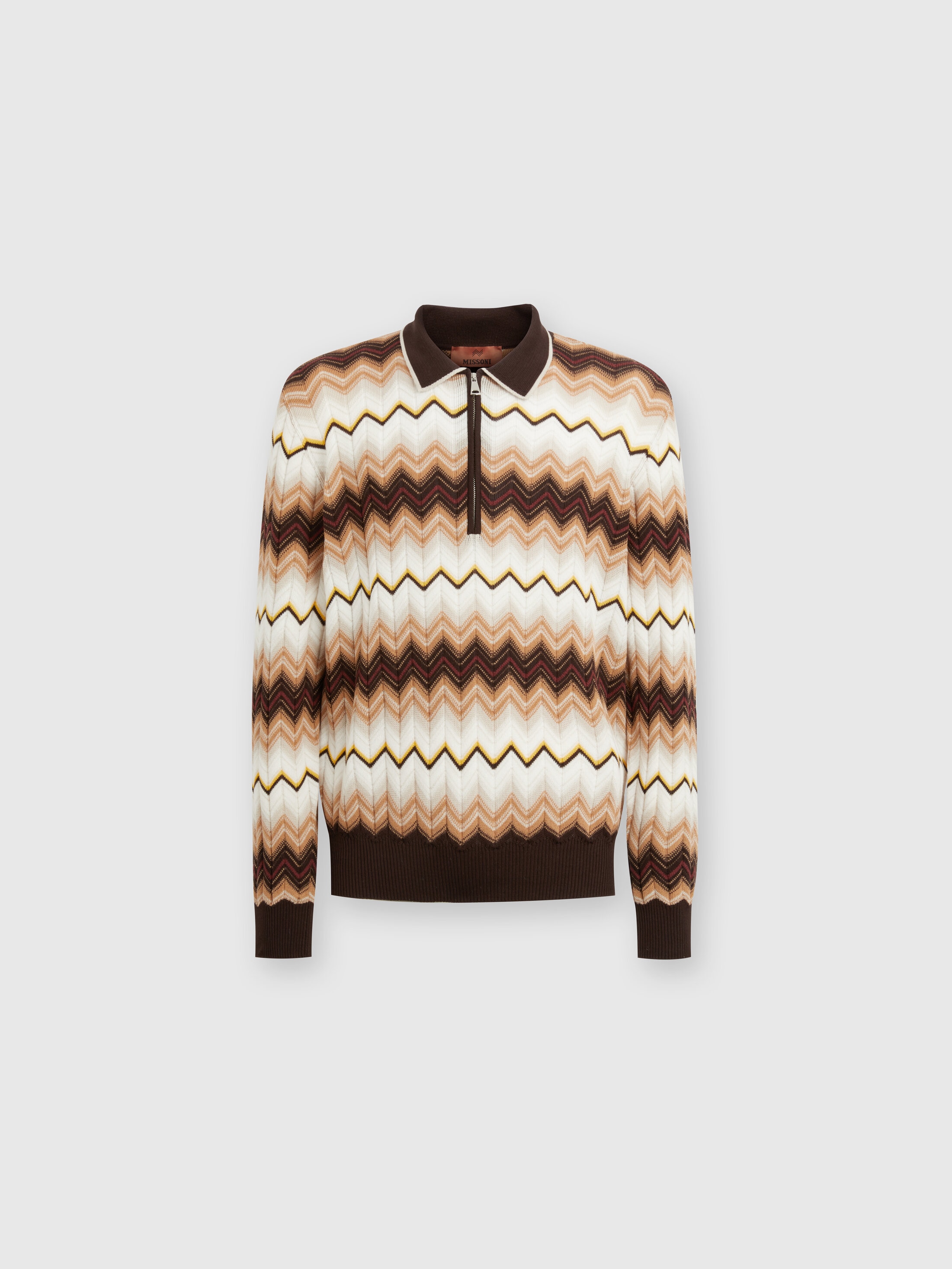 Tシャツ・カットソー MISSONI Embroidered wool polo shirt (US24W208BK015U S10AV) US24W20ABK039V-SM9H3-1
