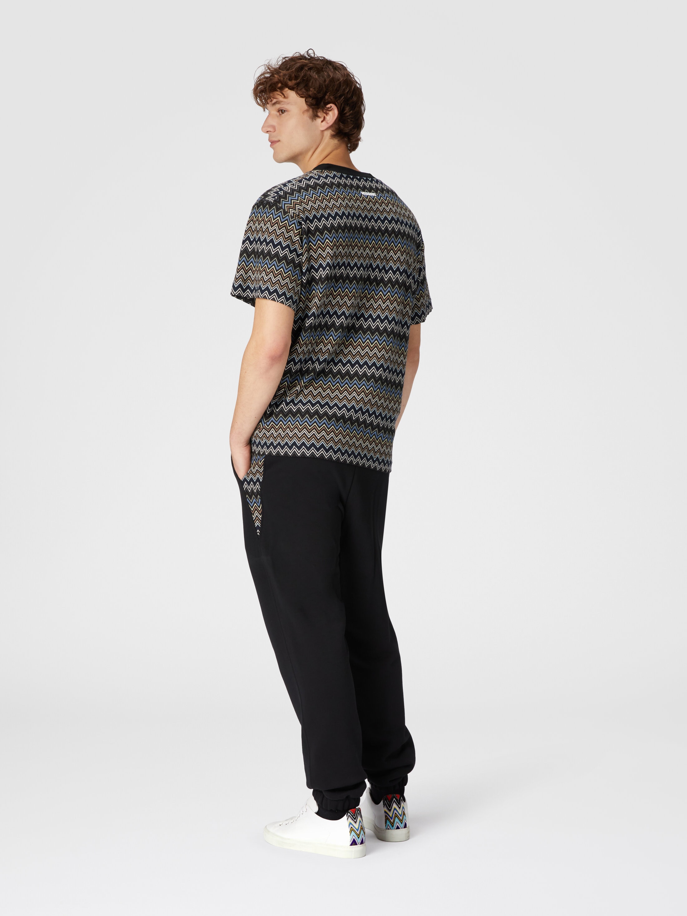 MISSONI ジグザグパターン セットアップ Missoni chevron zig-zag print jacket and pants suit set