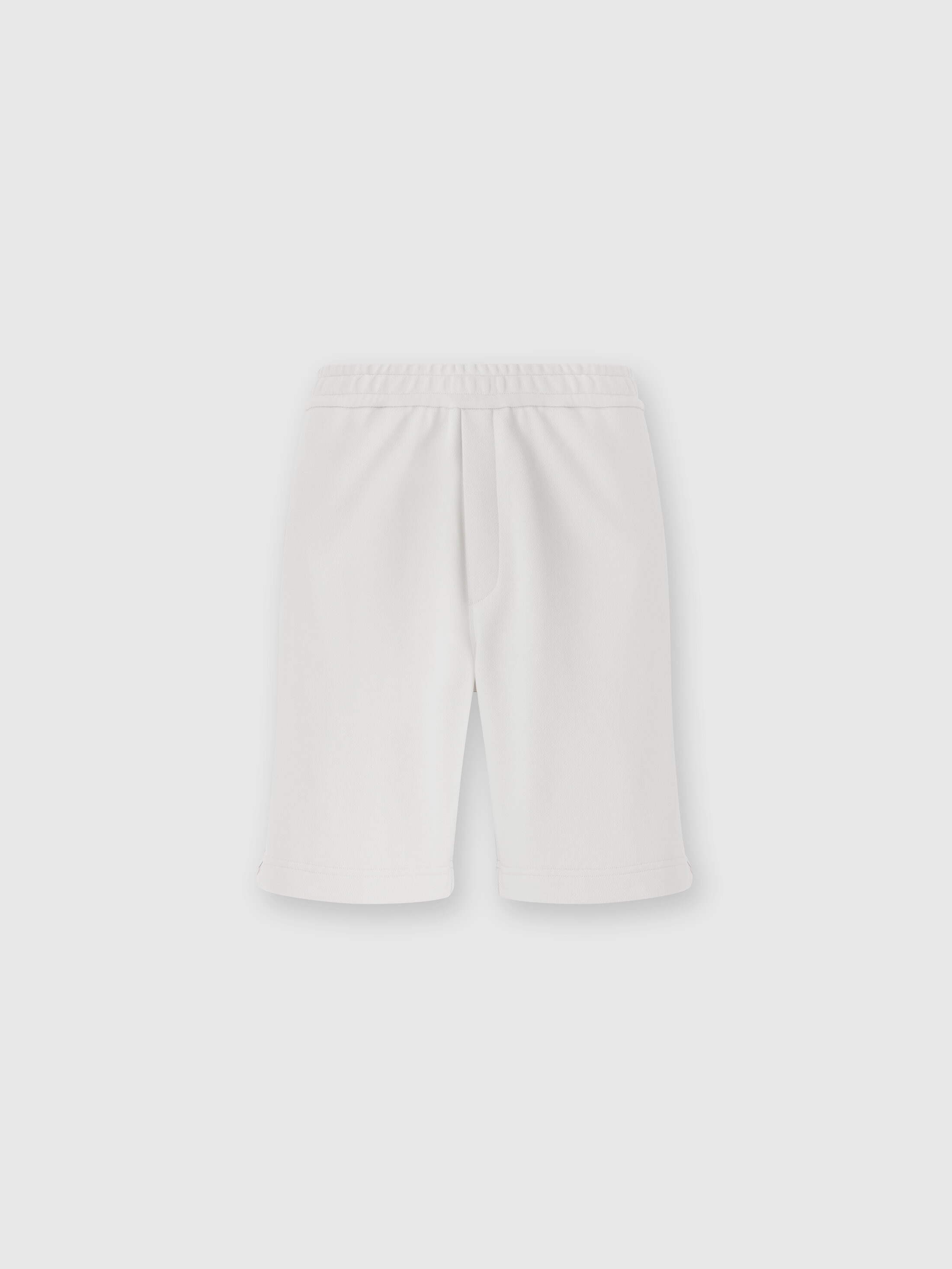 Missoni Cotton Shorts With Zigzag Insert In White