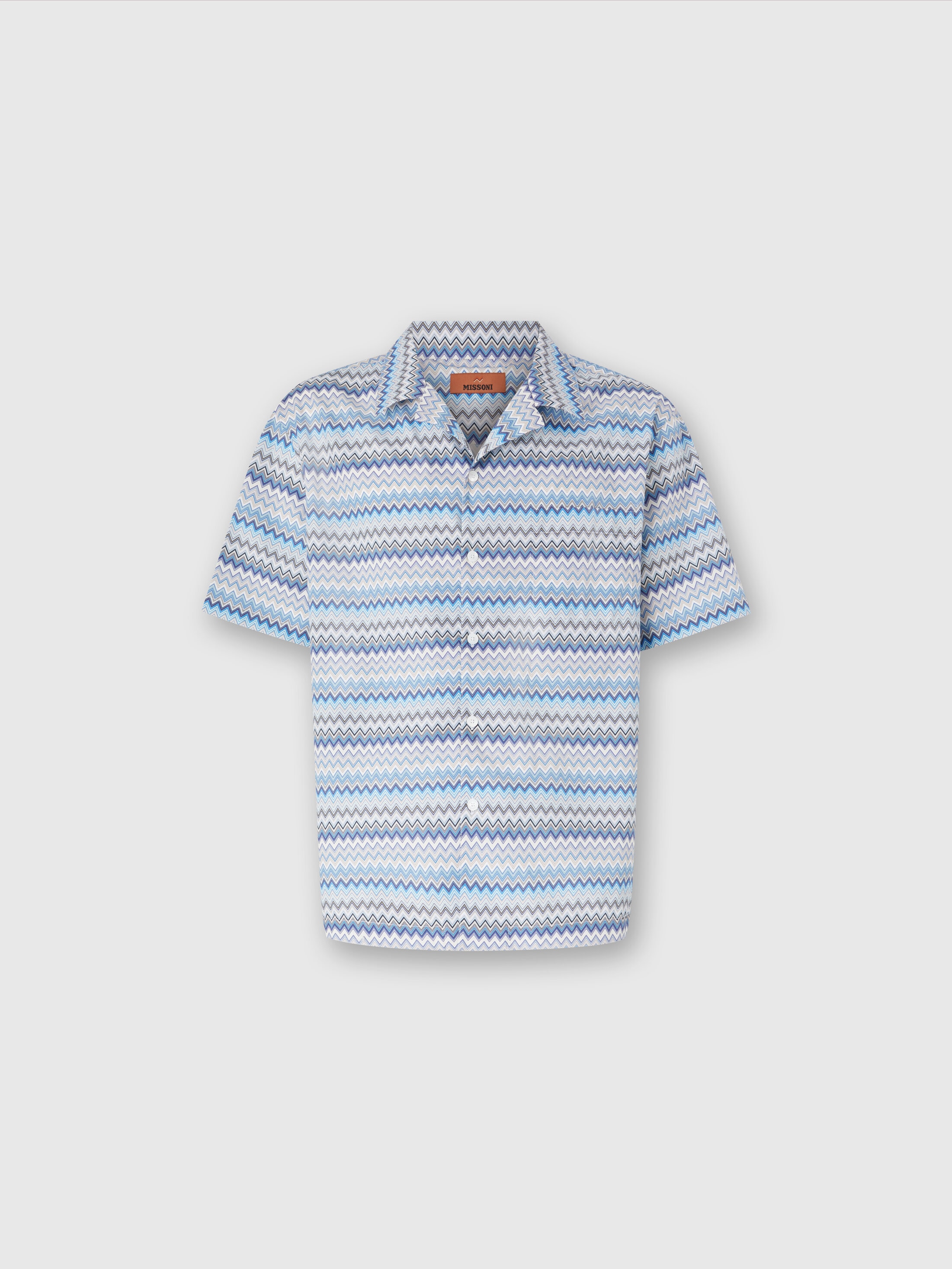 SALE！MISSONI MARE レトロブランドロゴ Tシャツ ビーチシーンで Missoni Mare Zig-zag cotton and silk shirt Missoni Mare