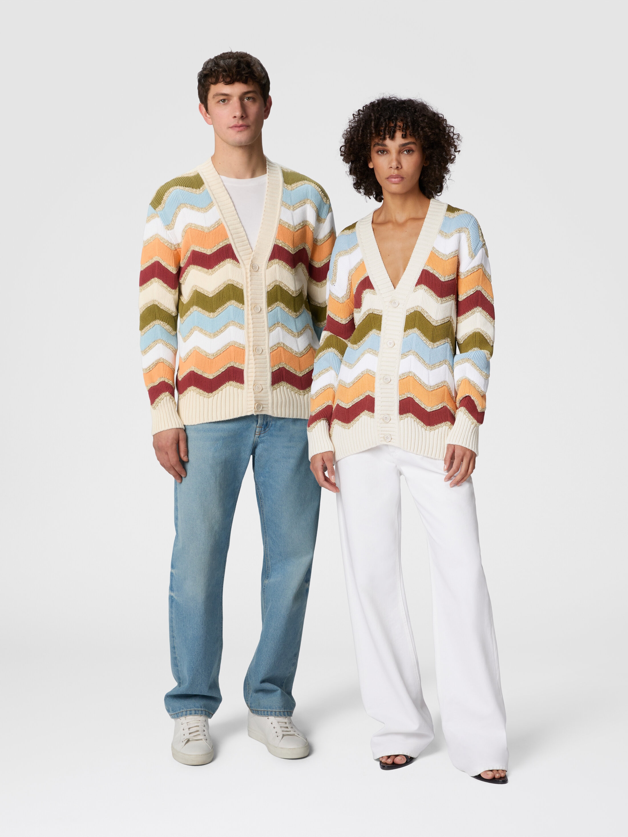 Missoni/ミッソーニ】 D-TK392 ベスト/リネン混 マルチカラー