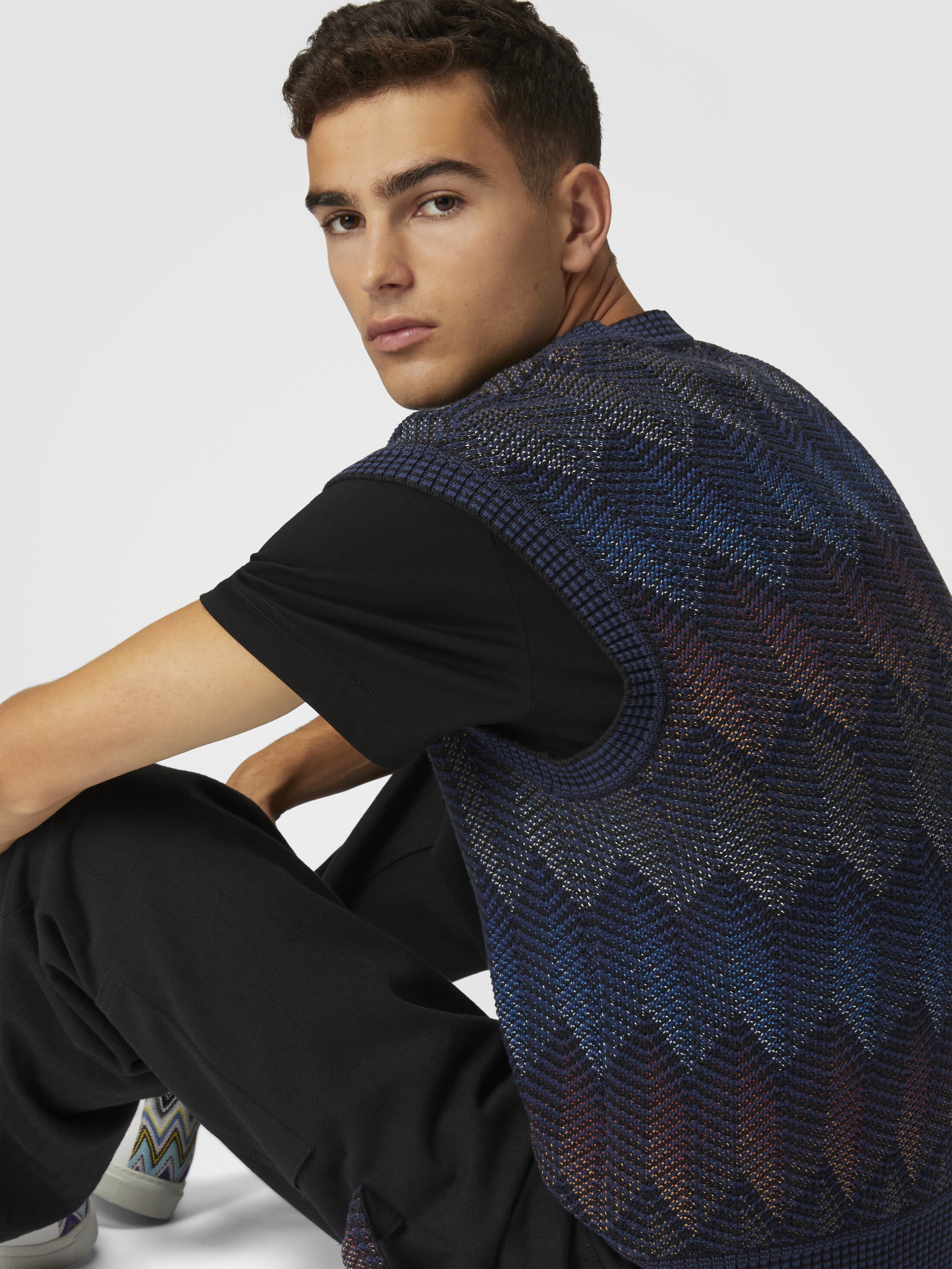 ROVING 5G OVER KNIT VEST | cliché