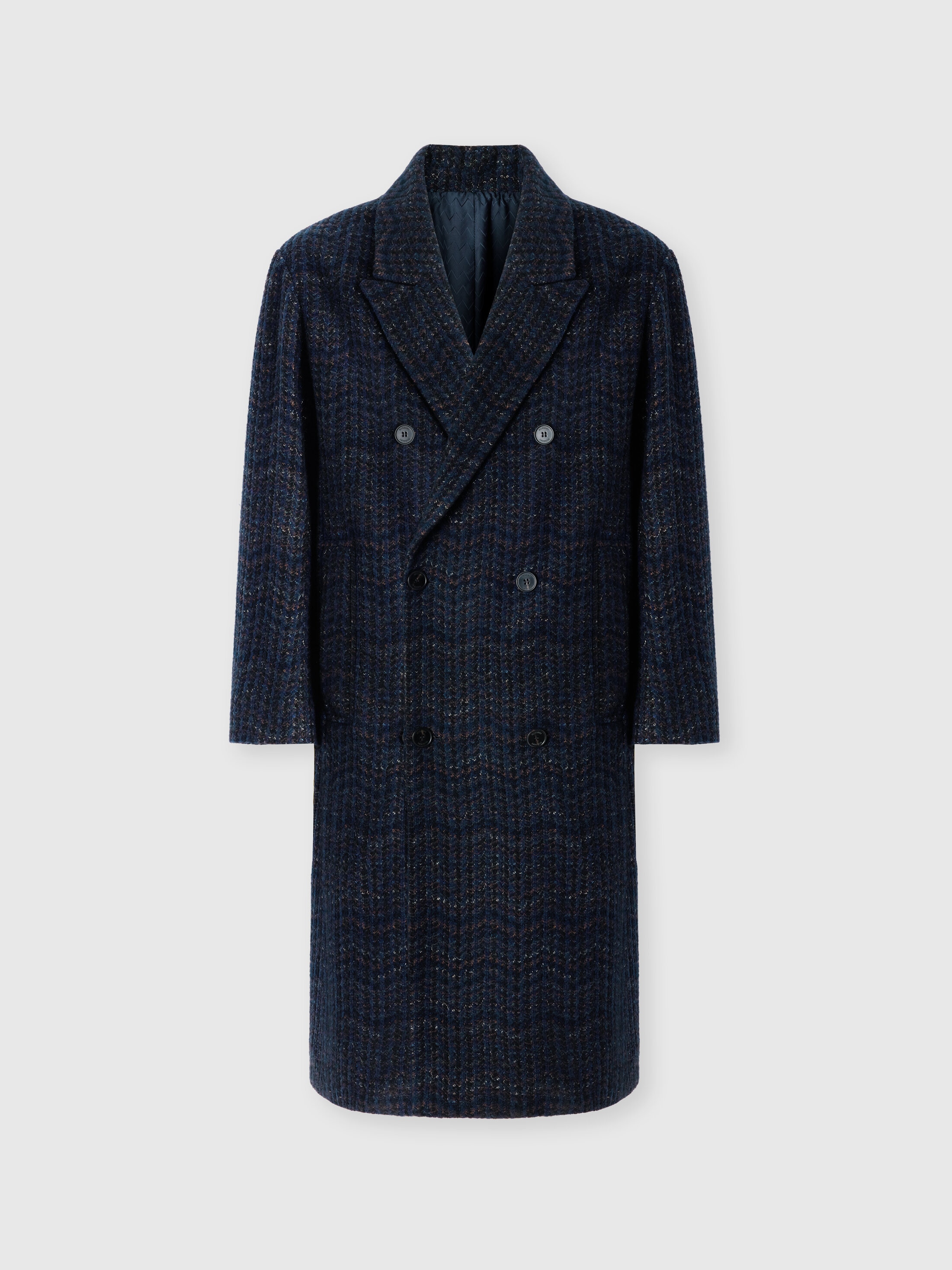 Missoni - Manteau crois en cachemire et viscose Homme Bleu Taille 50 3900 €