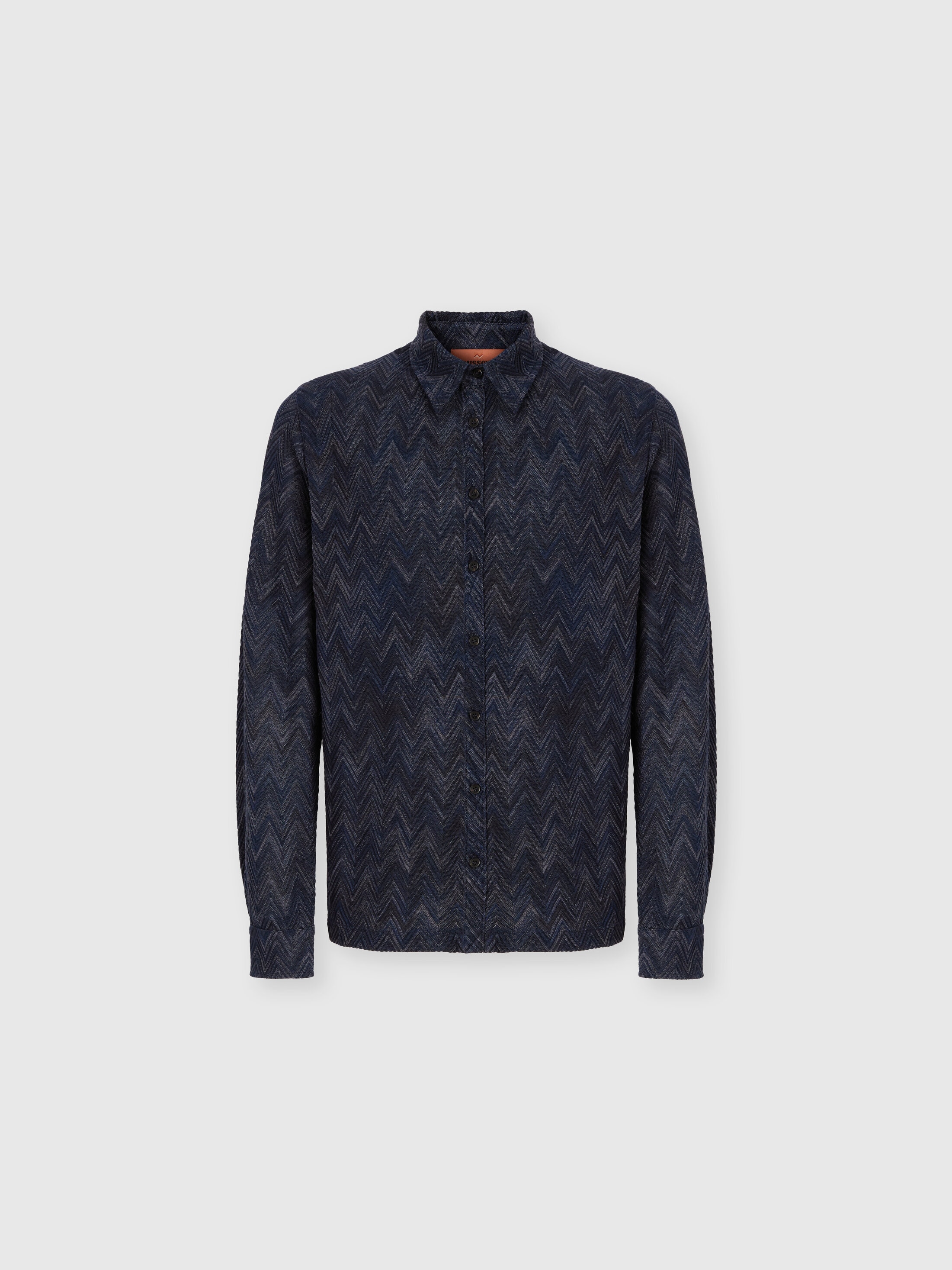 Missoni - Chemise en maille raye en laine et viscose Homme Multicolore Taille 50 790 €