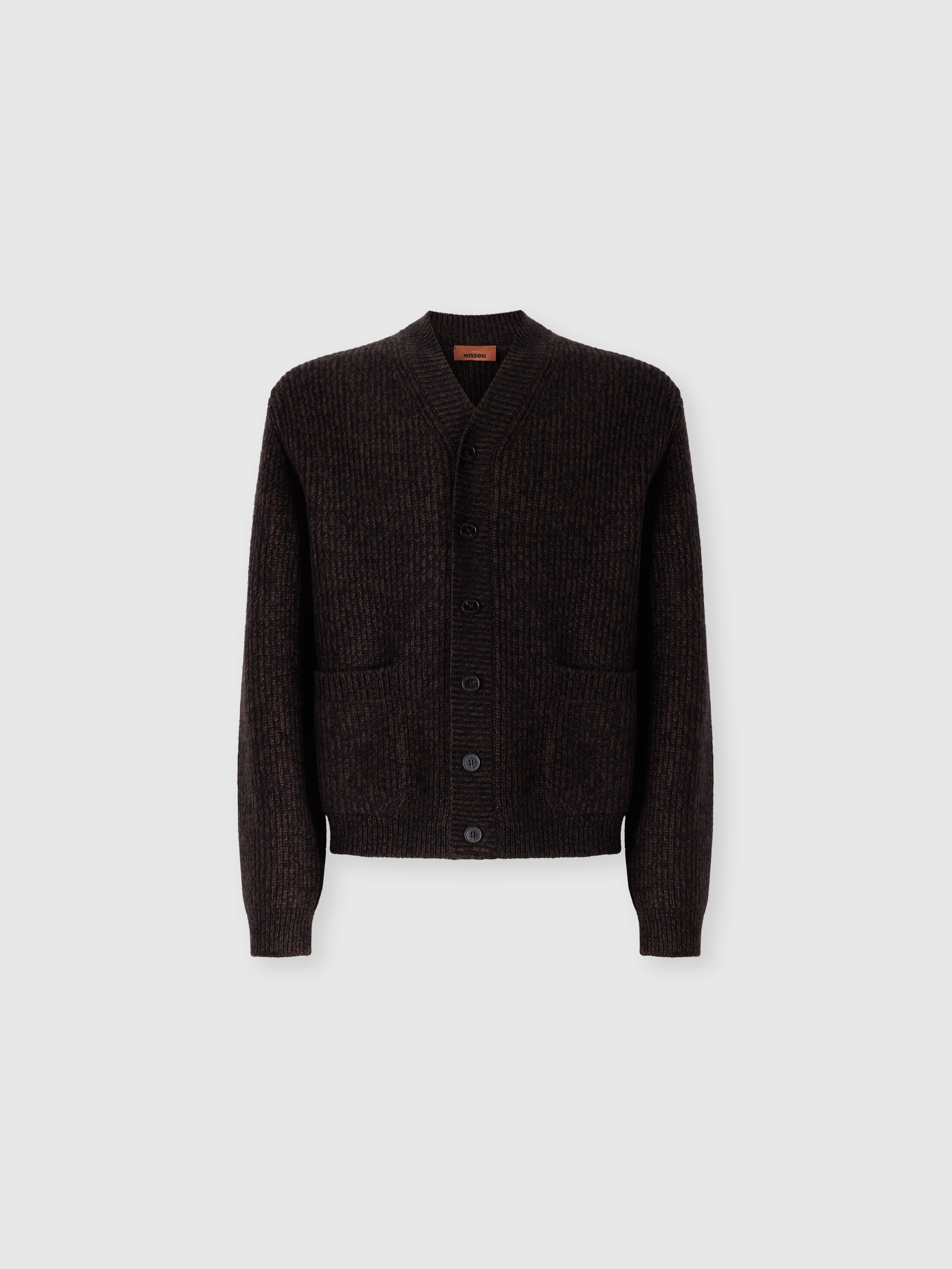 Missoni - Cardigan en laine et viscose mlange Homme Brun Taille XL 950 €