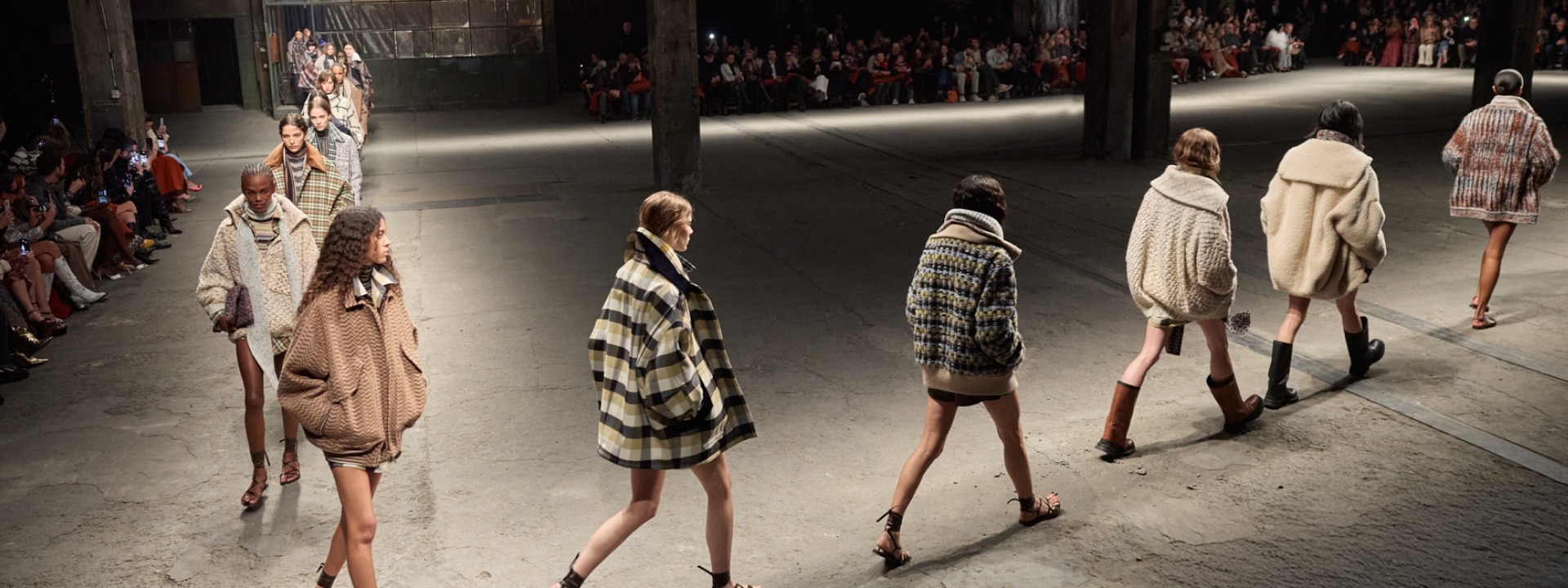 Final parade of the fall winter 2025 Missoni collection