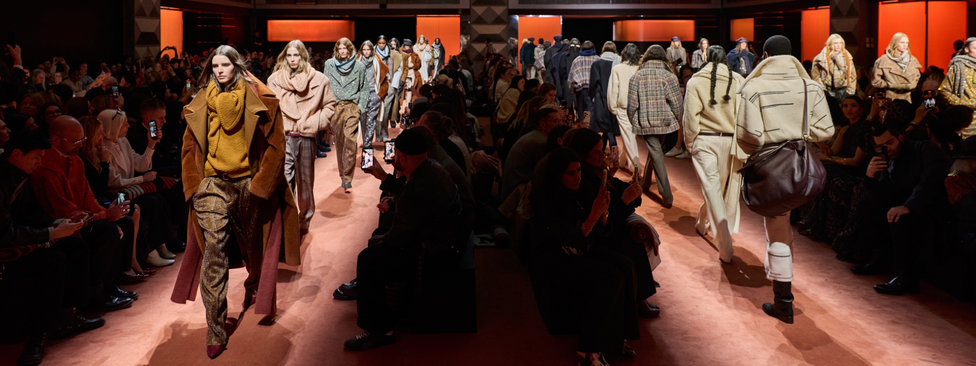 Final parade of the fall winter 2026 Missoni collection