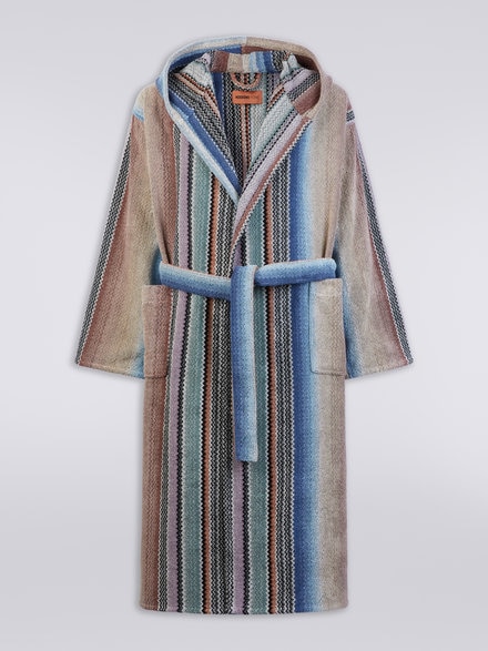 Archie Hooded Bathrobe , Multicoloured  - 1A3AC99703160