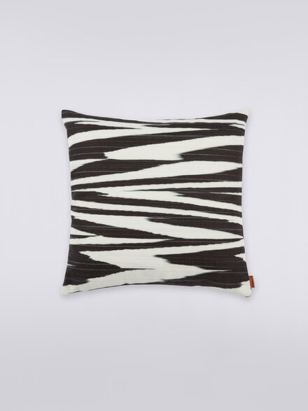 Atacama outdoor cushion 40x40 cm, Black & White - 1A4CU00709601