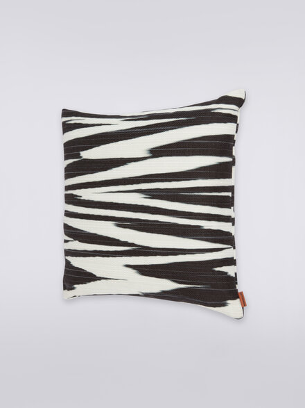 Atacama outdoor cushion 40x40 cm, Black & White - 1A4CU00709601