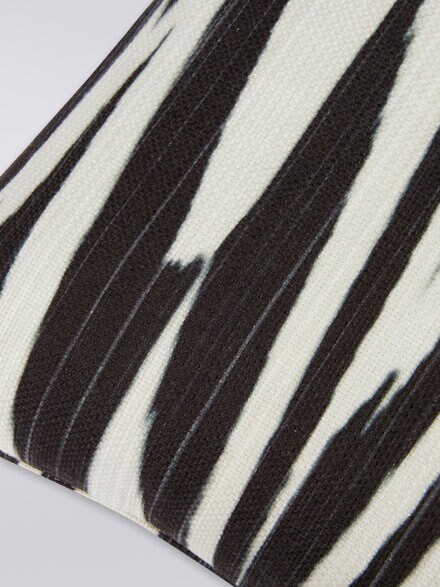 Atacama outdoor cushion 40x40 cm, Black & White - 1A4CU00709601