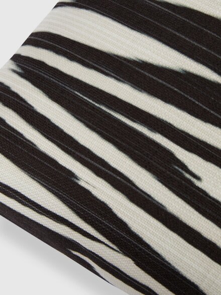 Atacama outdoor cushion 60x60 cm, Black & White - 1A4CU00738601
