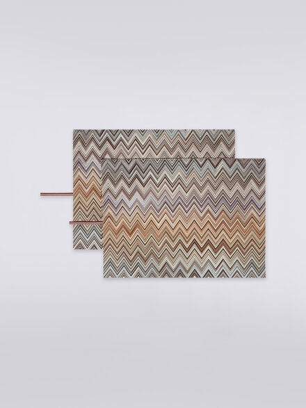 Pair of Andorra placemats 38x52 cm, Black    - 1A4TV00503160