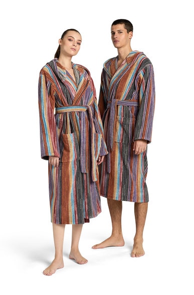 BRADLEY BATHROBE, VIOLA MULTICOLOR - 1B3AC99705149