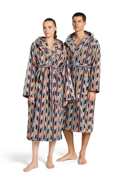 Brody cotton terry bathrobe, Multicoloured  - 1B3AC99706149